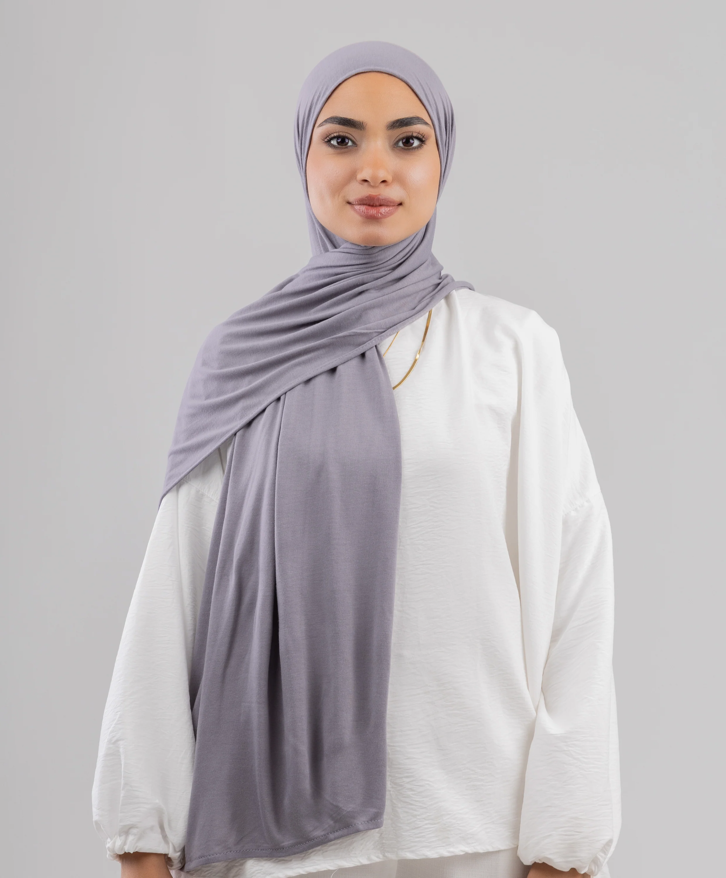 Plain Cotton Lycra Scarf - Image 92