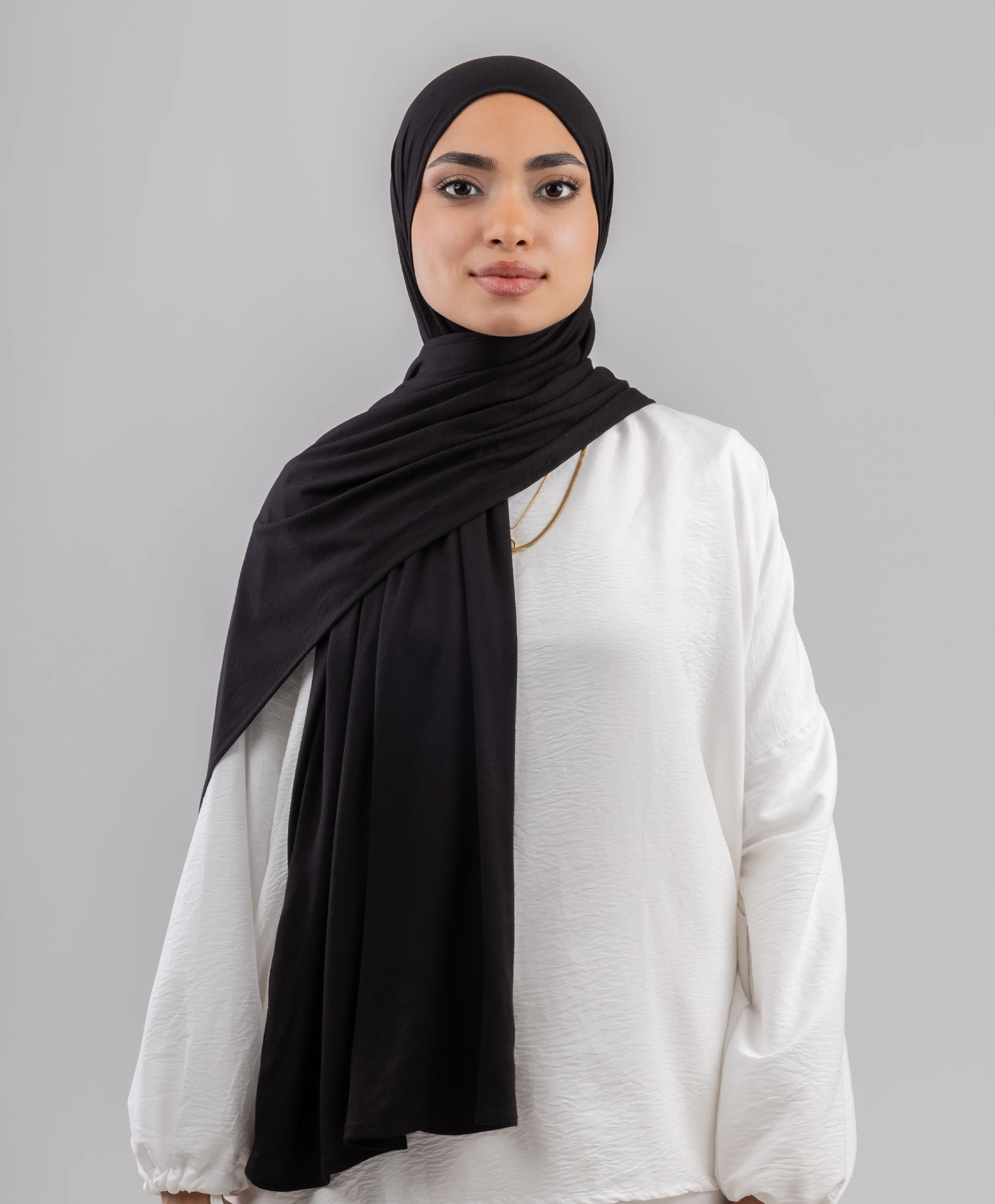Plain Cotton Lycra Scarf - Image 98