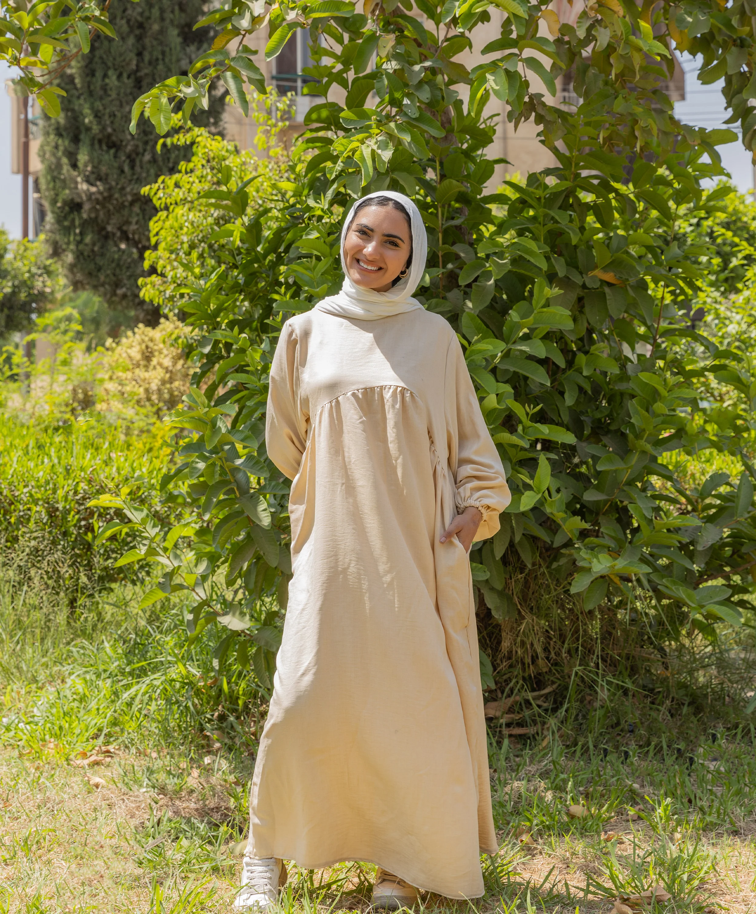 Plain Linen Dress - Image 6