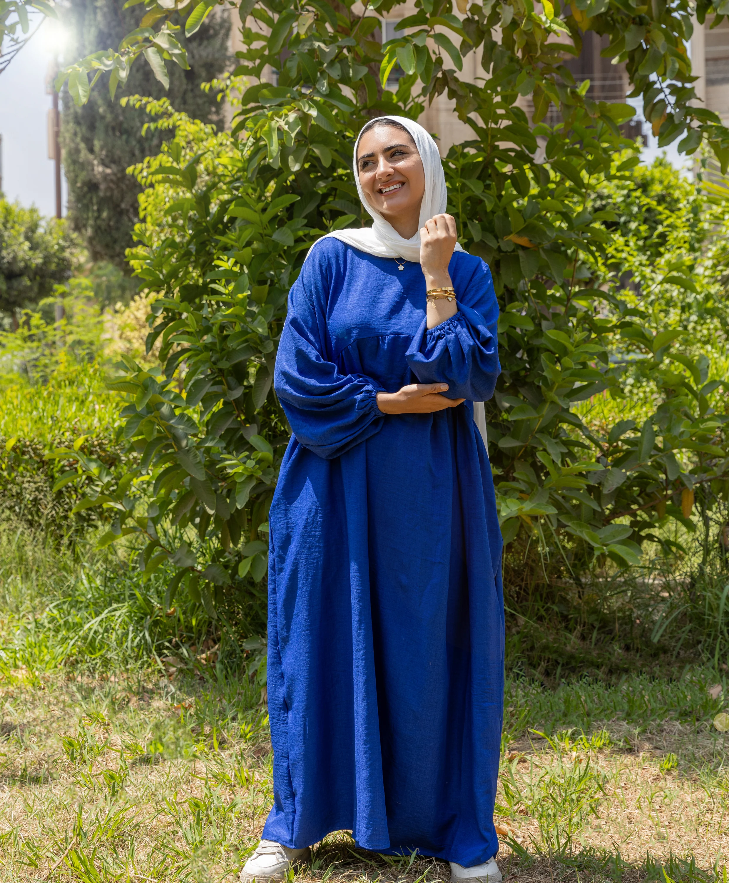 Plain Linen Dress - Image 7