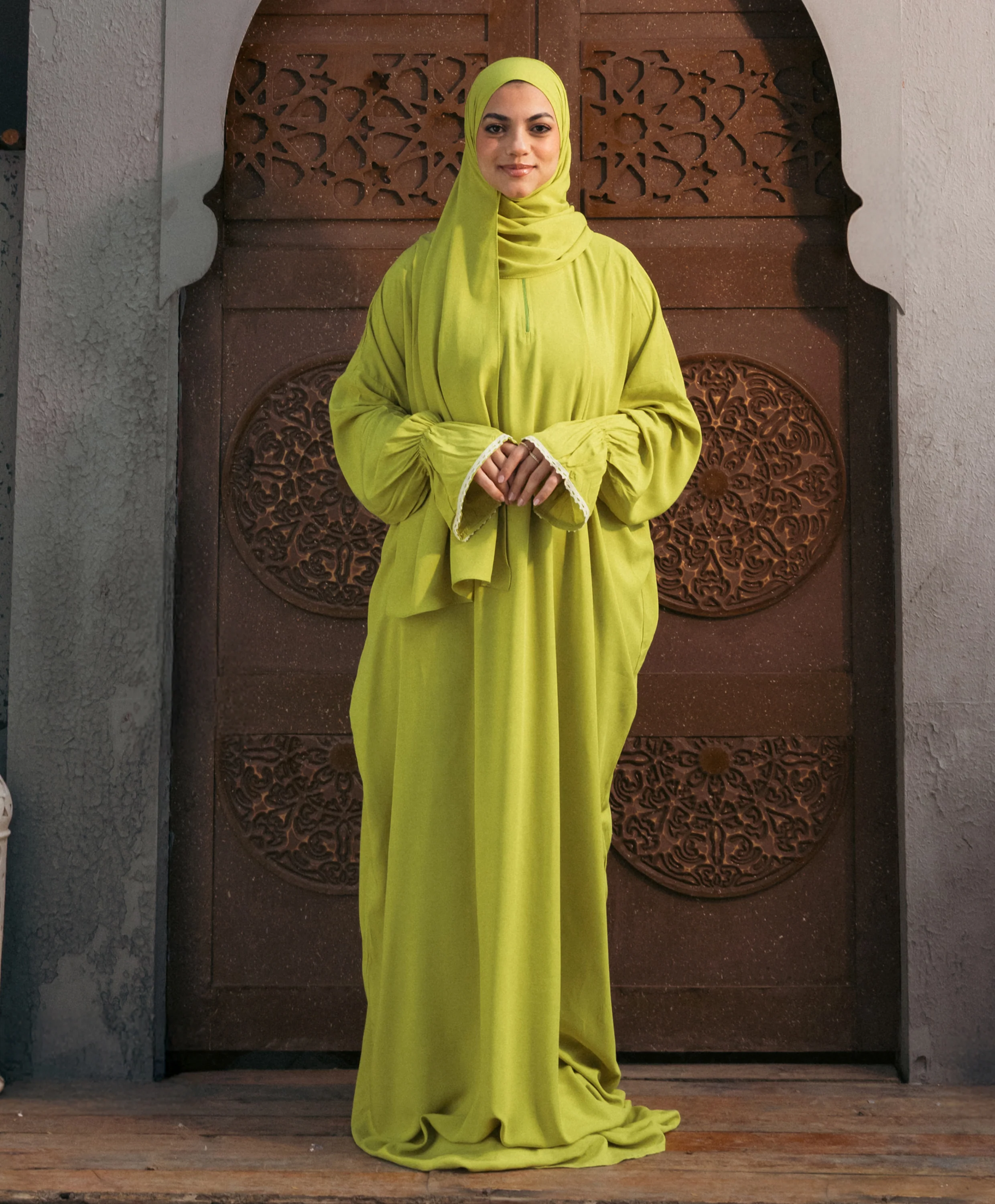 Plain Viscose Flounce Sleeves Isdal - Image 10