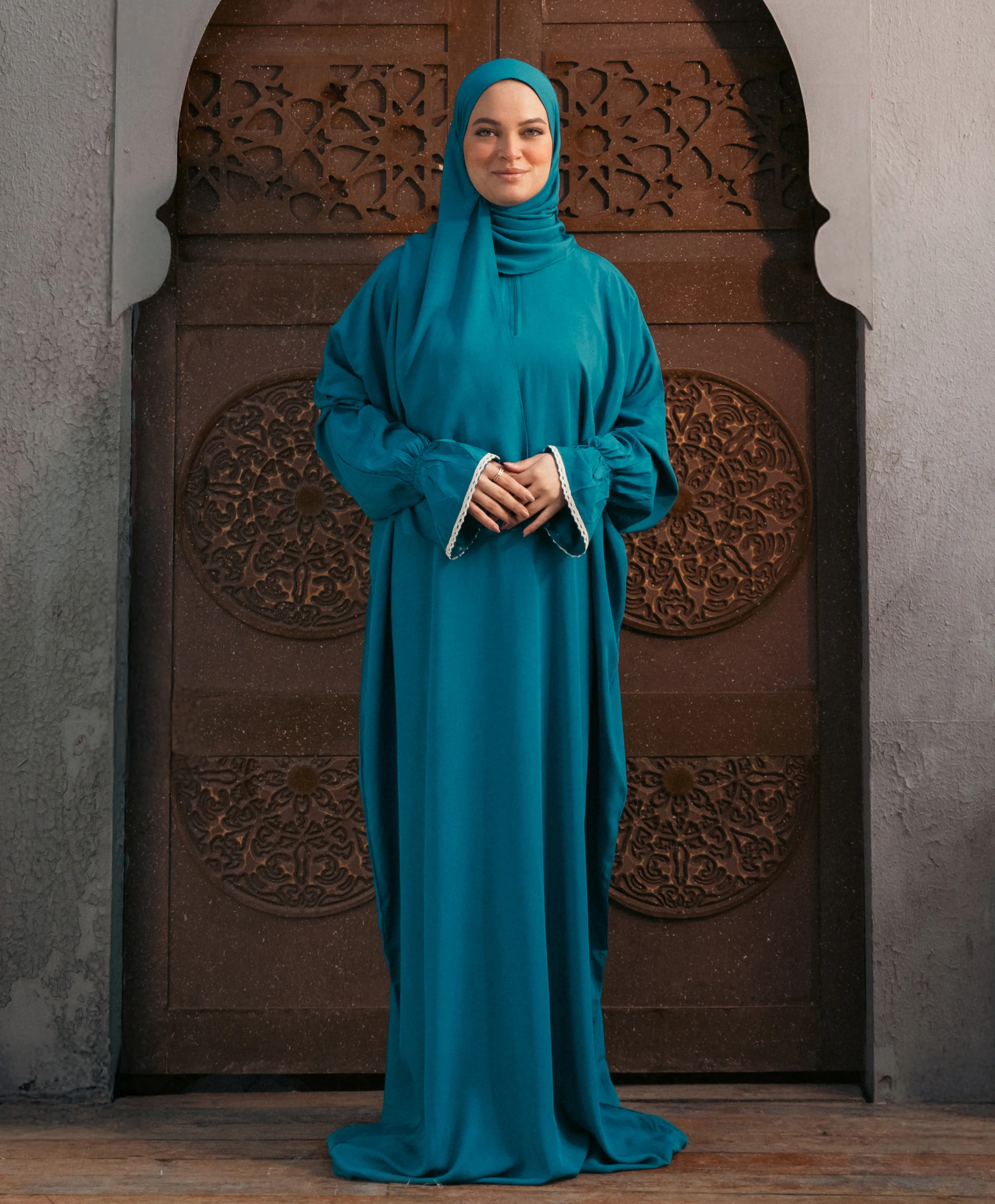 Plain Viscose Flounce Sleeves Isdal - Image 16