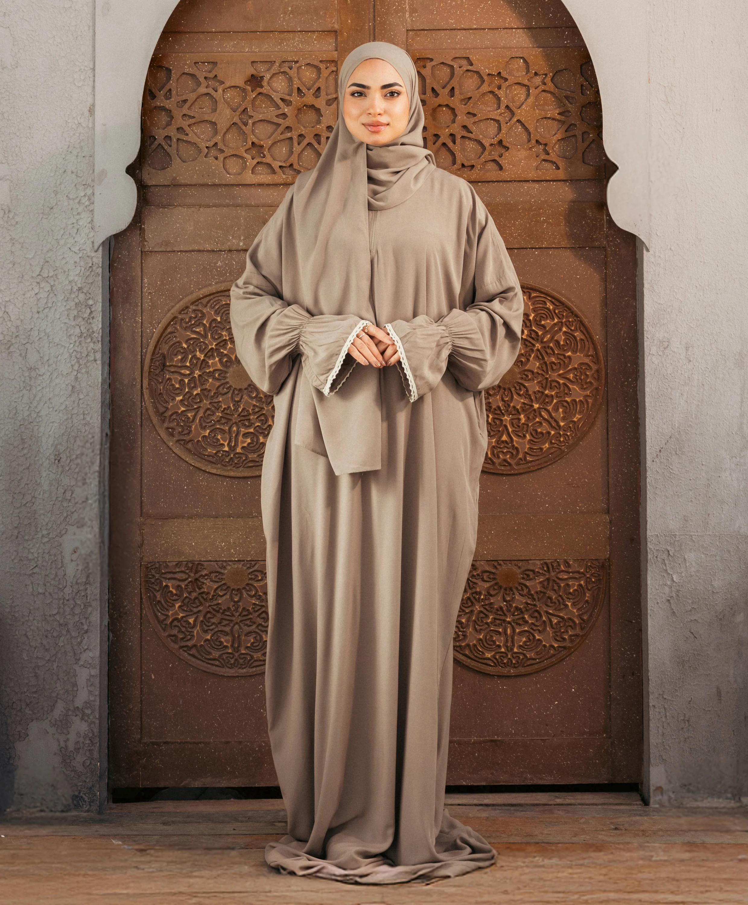 Plain Viscose Flounce Sleeves Isdal - Image 6