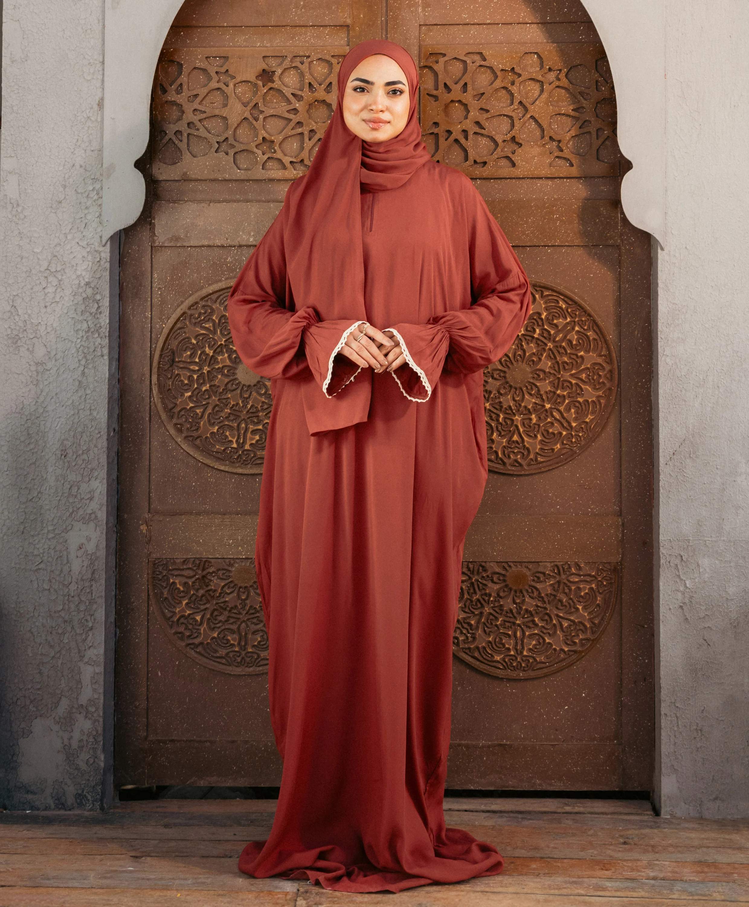 Plain Viscose Flounce Sleeves Isdal - Image 7