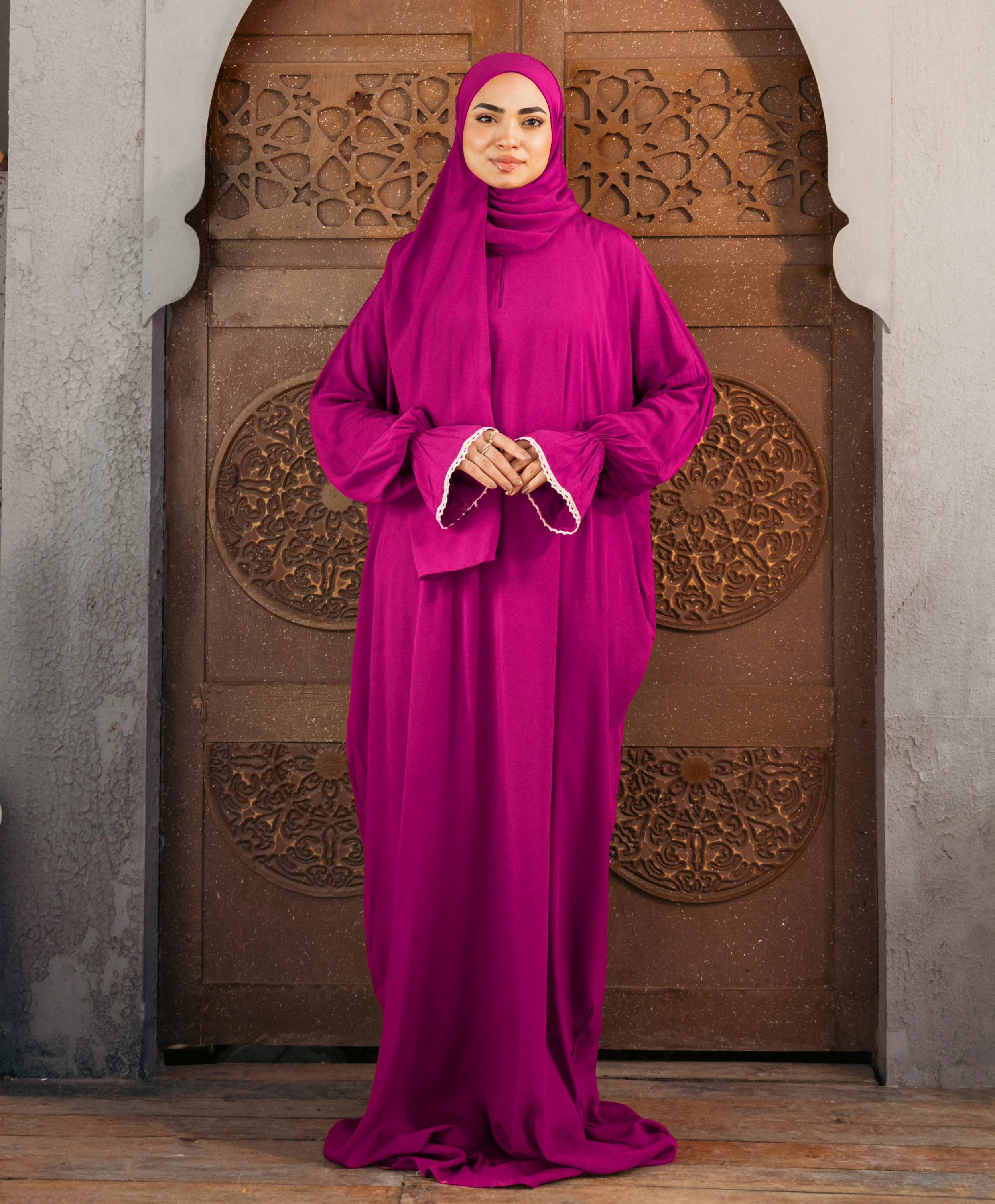 Plain Viscose Flounce Sleeves Isdal - Image 8
