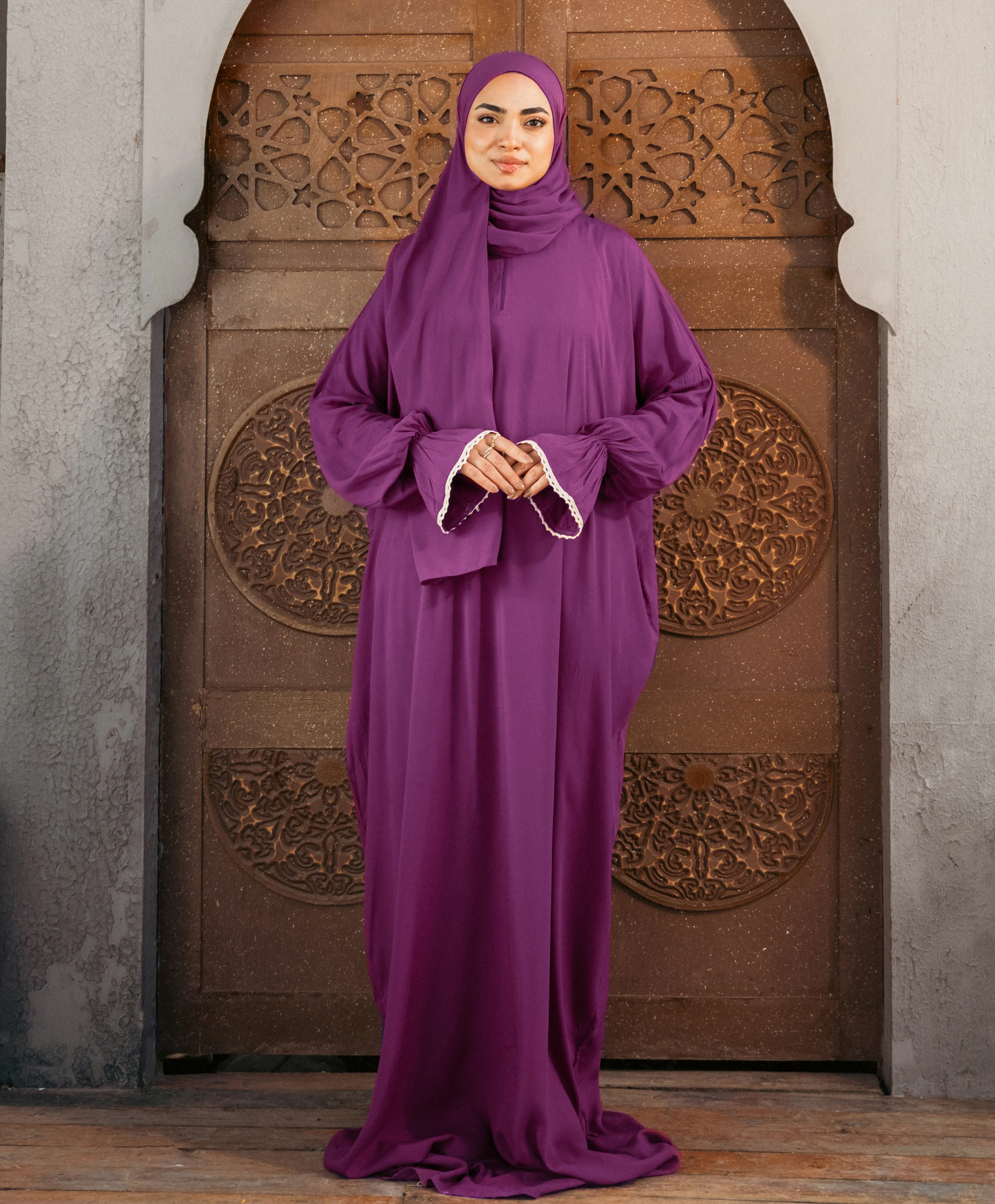 Plain Viscose Flounce Sleeves Isdal - Image 9