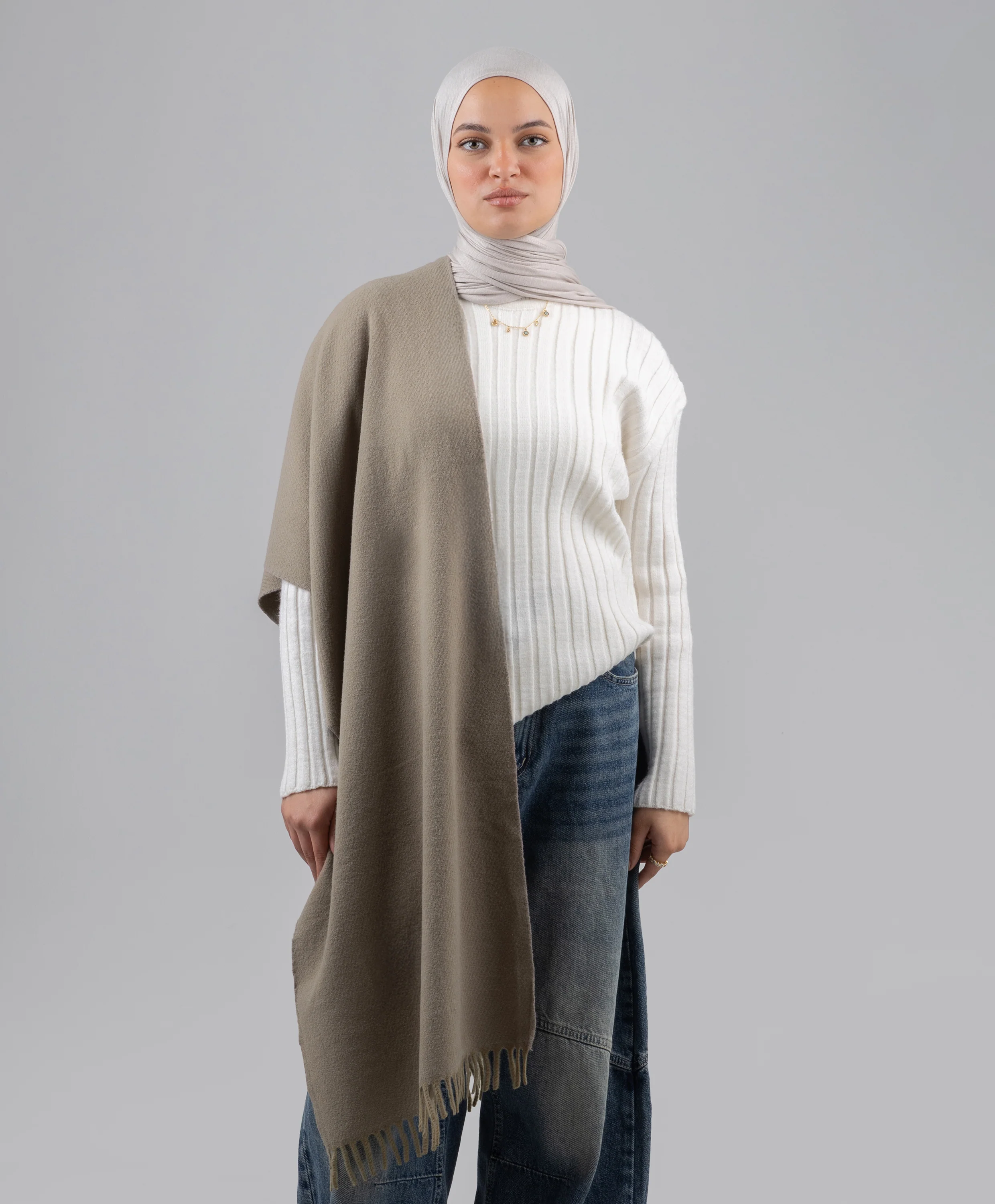 Plain Warm Shawl - Image 4