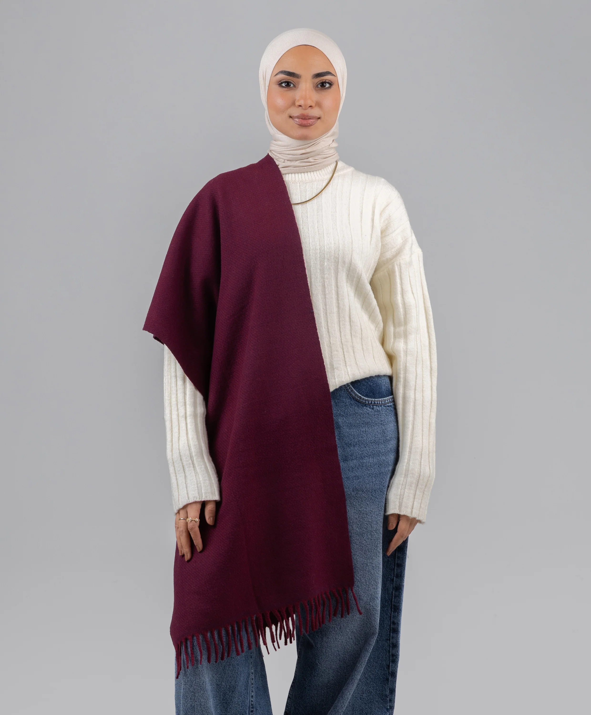 Plain Warm Shawl - Image 5
