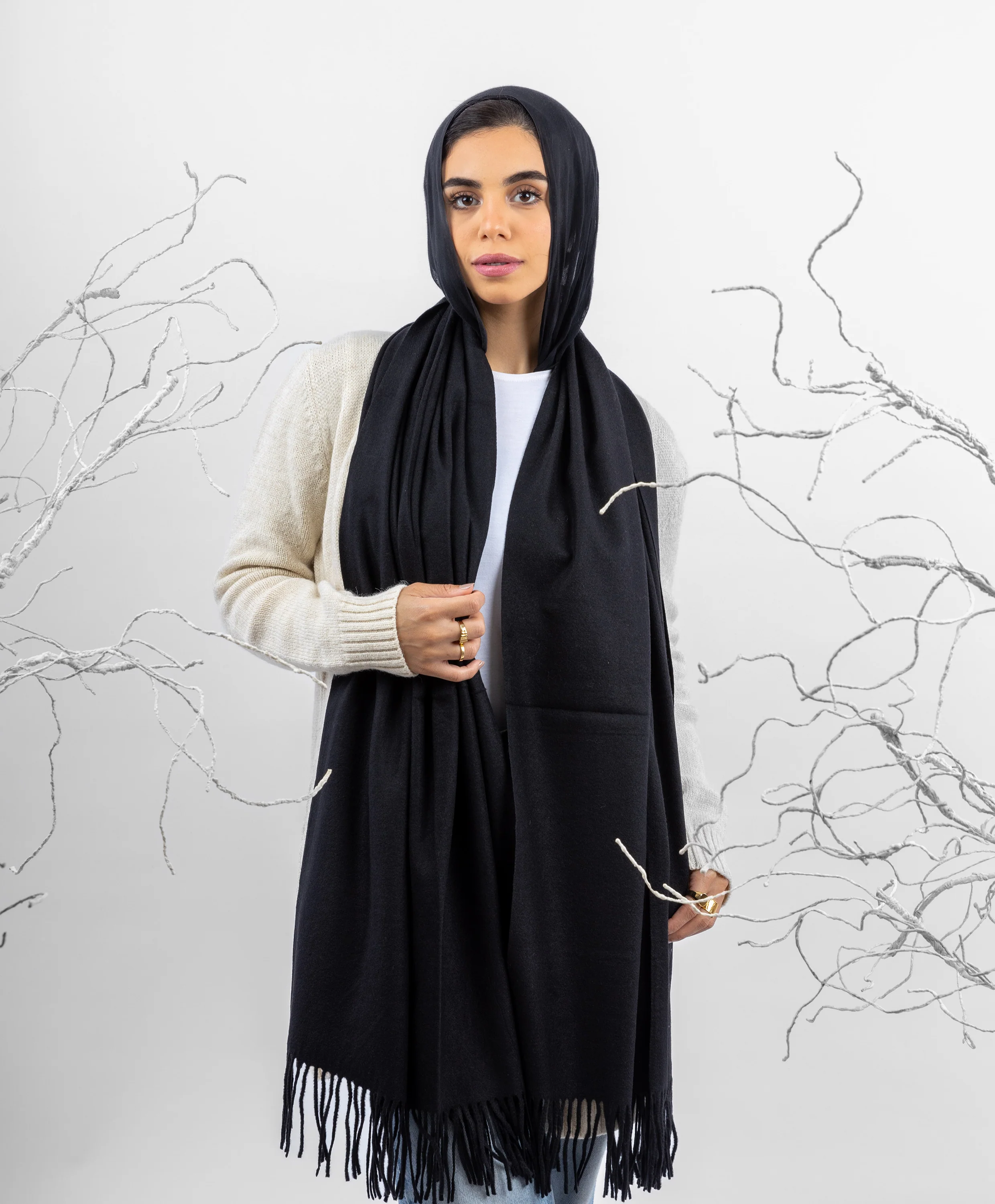 Plain Winter Shawl - Image 11