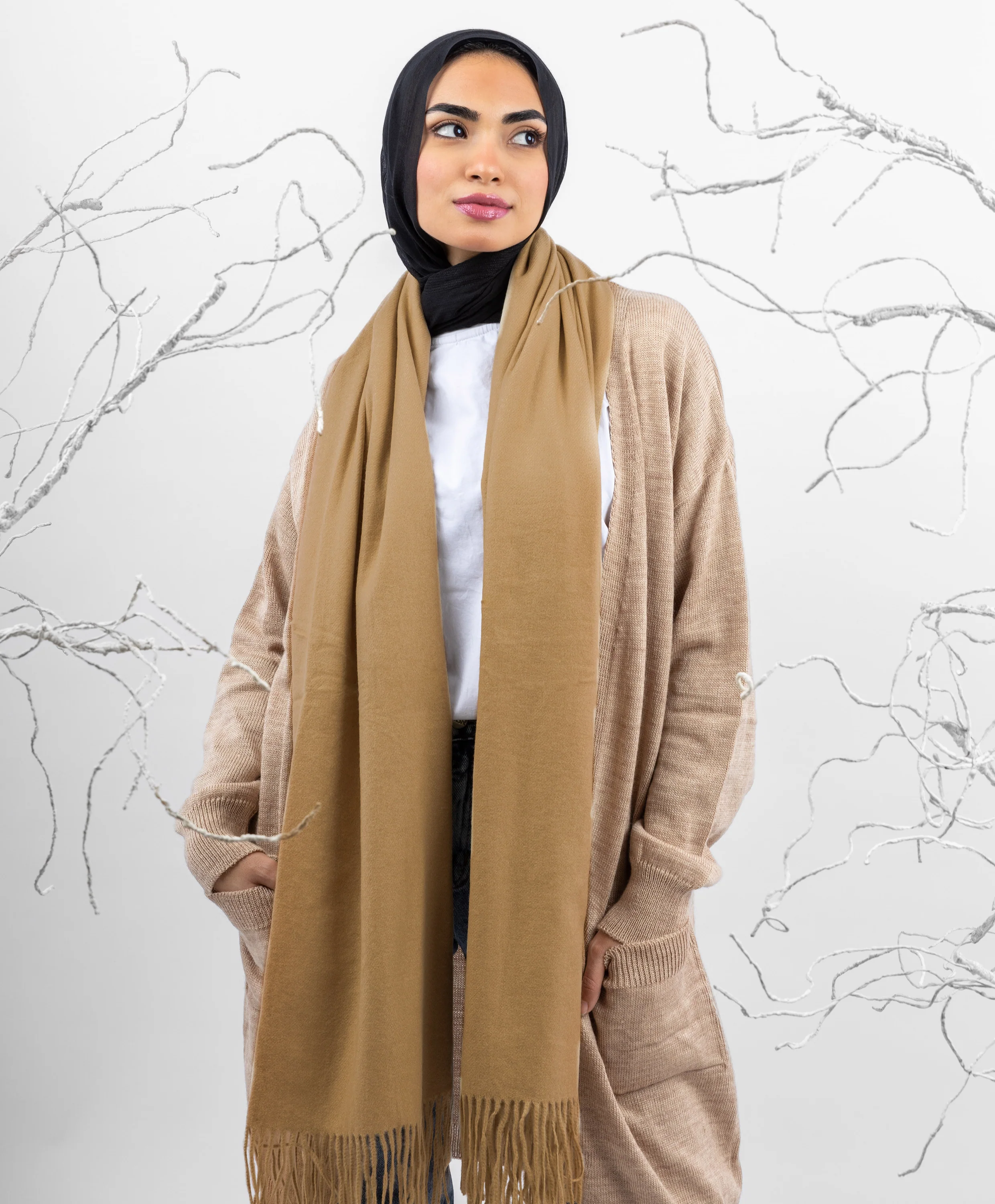 Plain Winter Shawl - Image 13