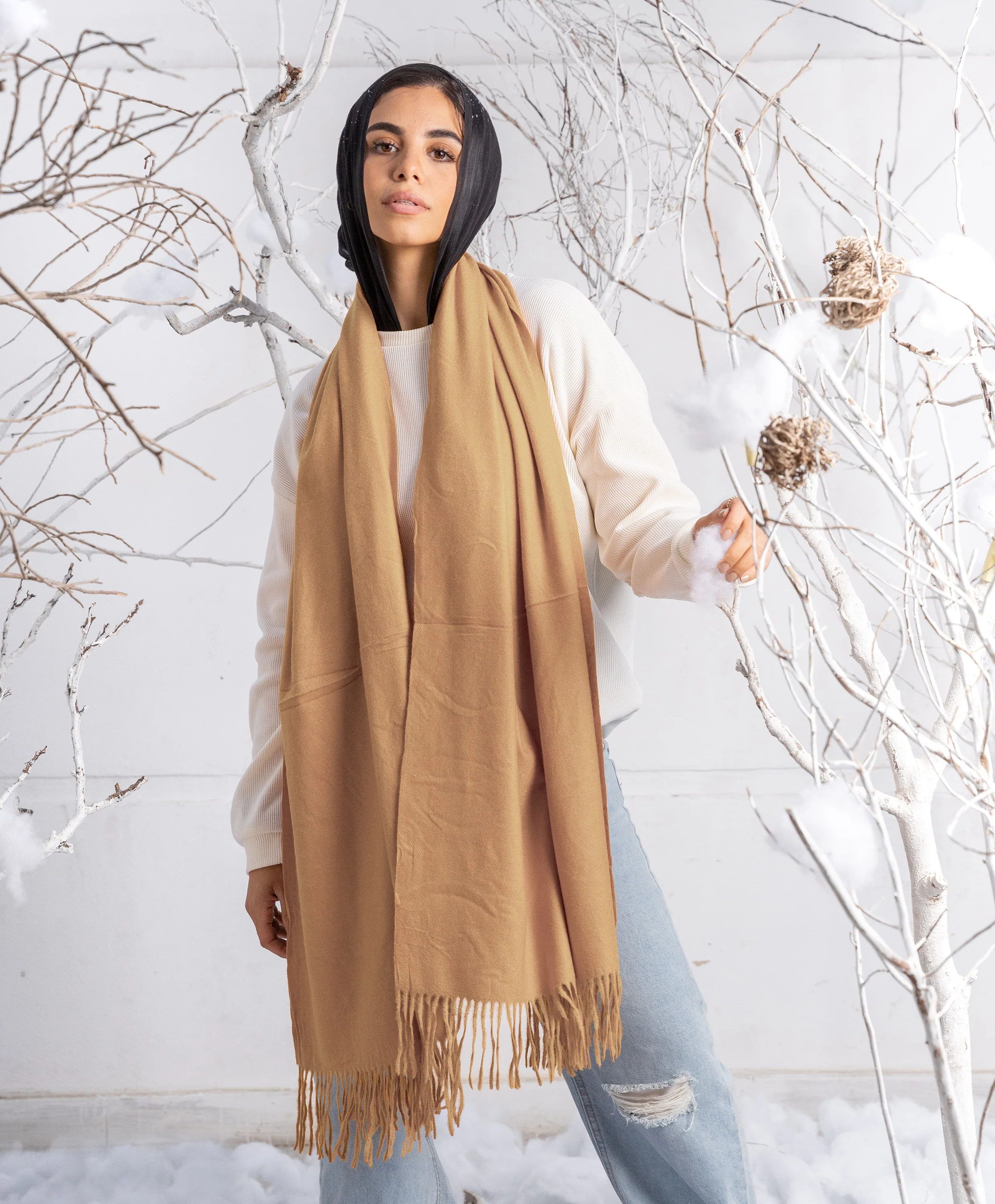 Plain Winter Shawl - Image 2