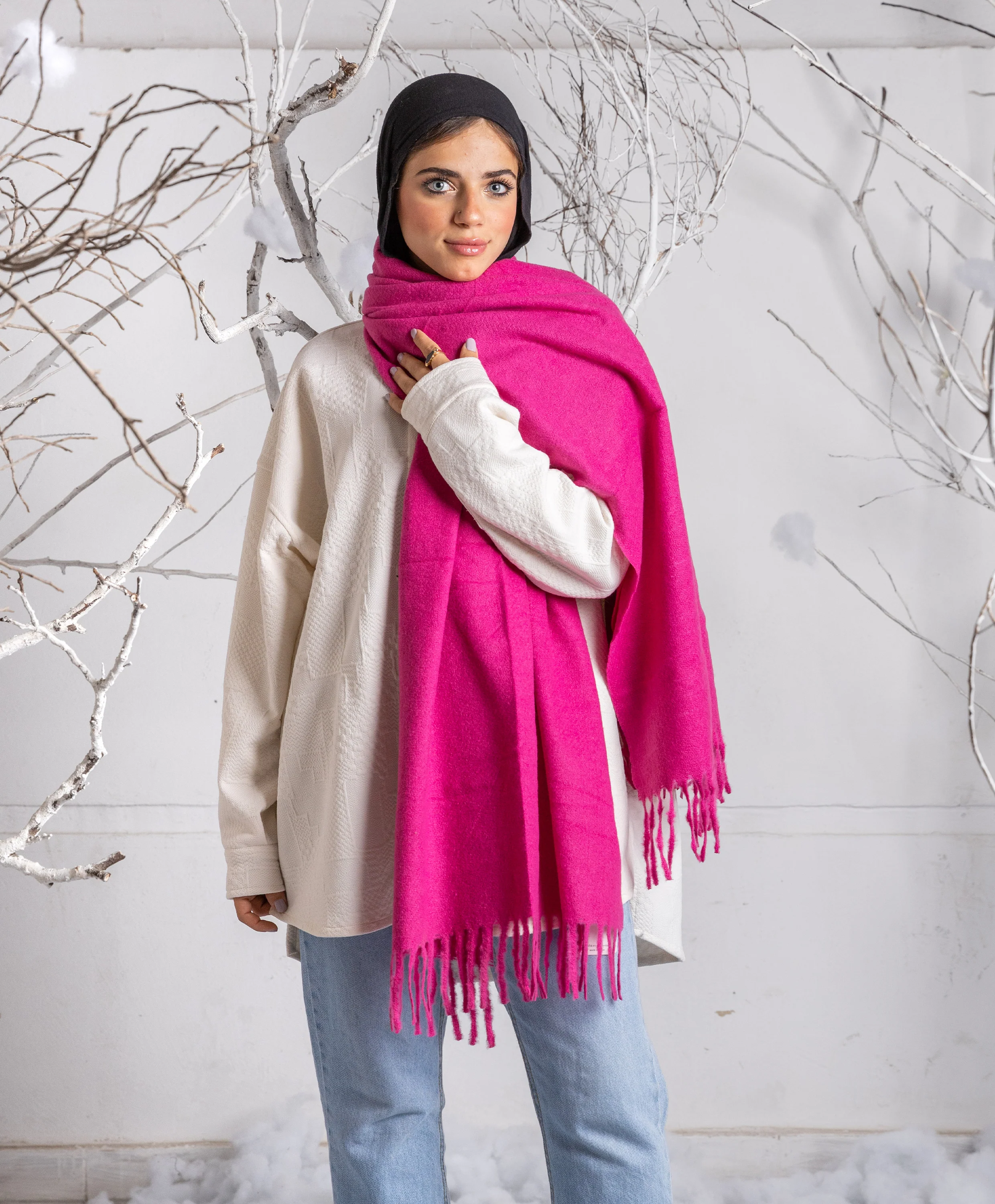 Plain Winter Shawl - Image 6