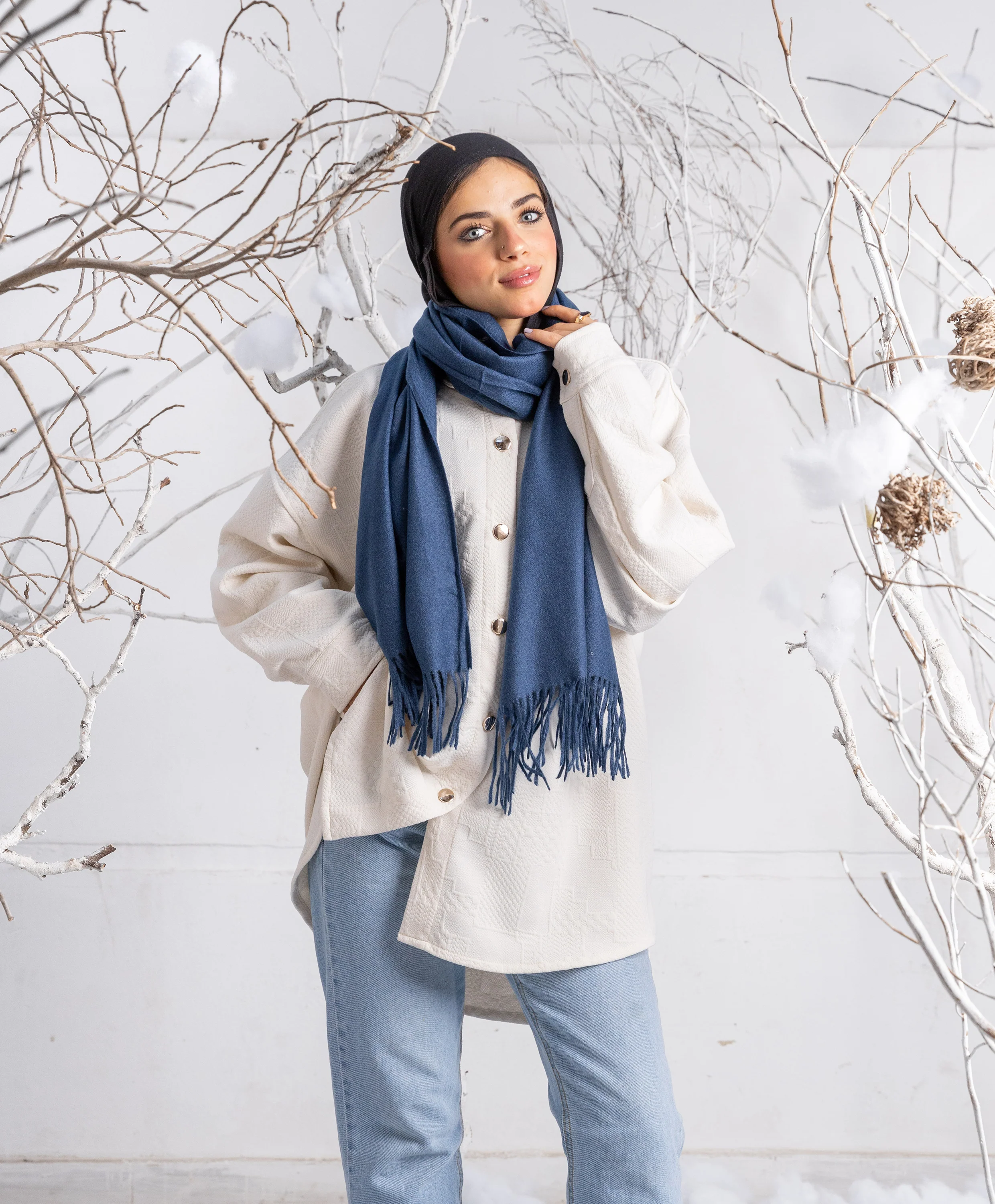 Plain Winter Shawl - Image 7