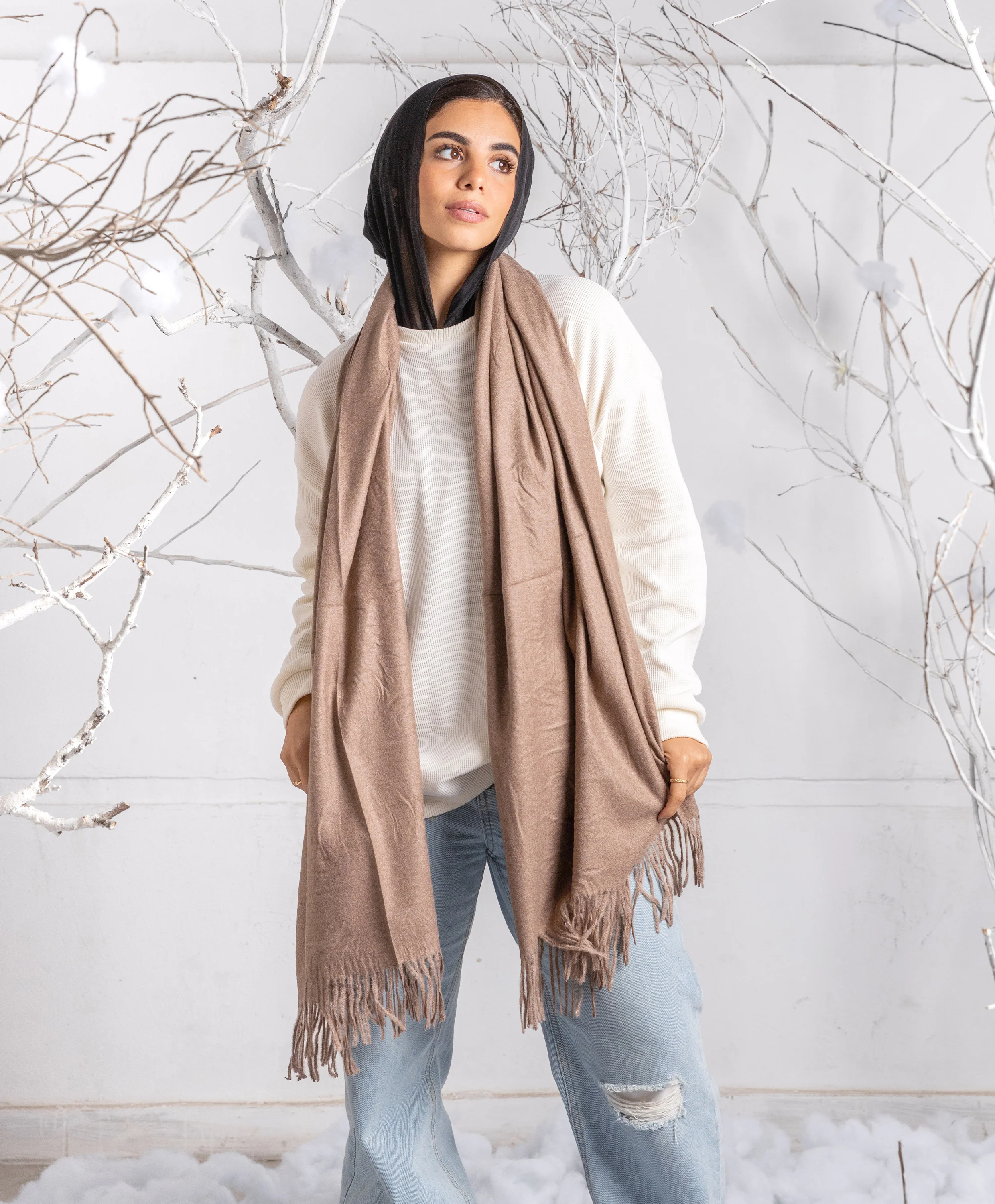 Plain Winter Shawl - Image 9