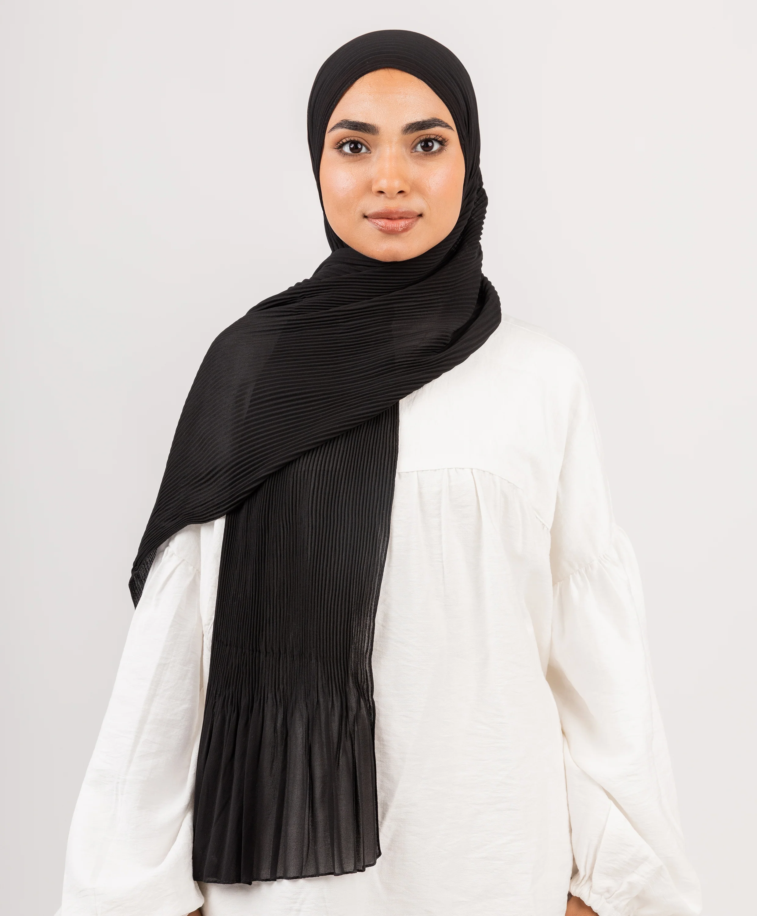Pleated Chiffon Scarf - Image 18