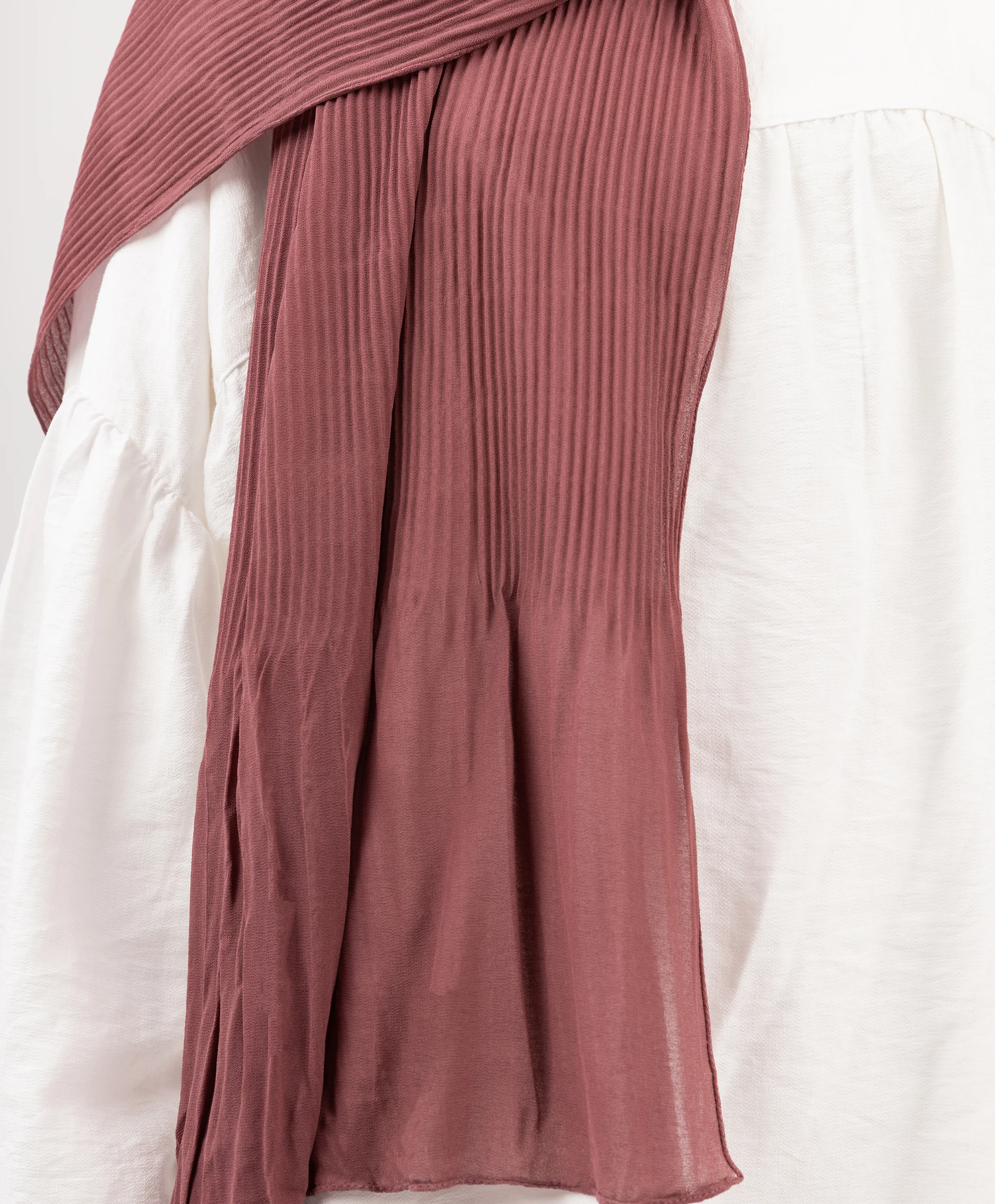 Pleated Chiffon Scarf - Image 2