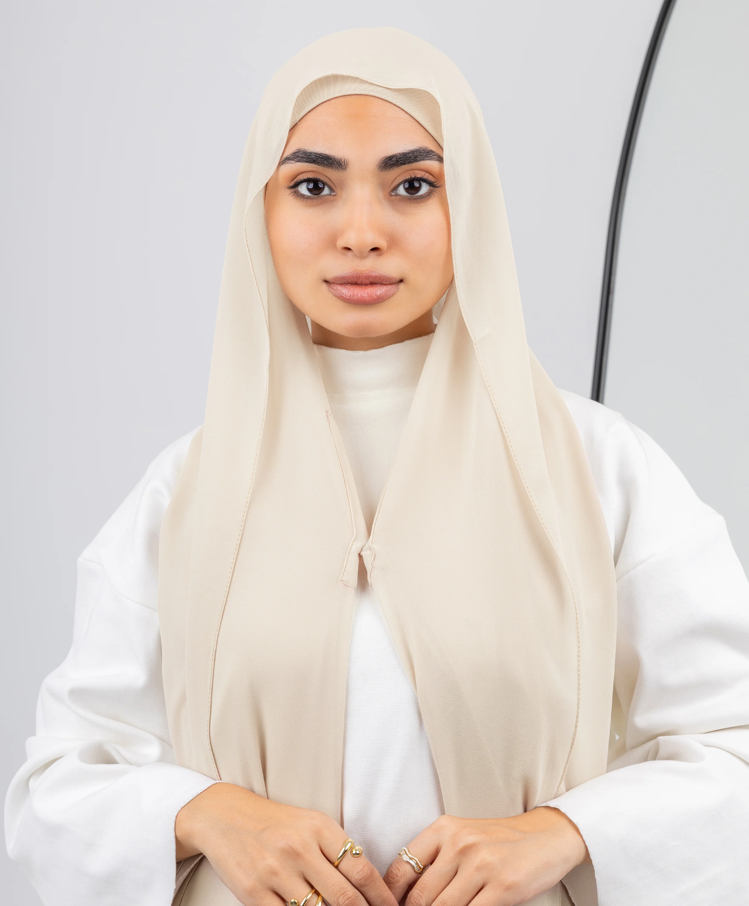 Ready Wrap Chiffon Magnetic Scarf - Image 10