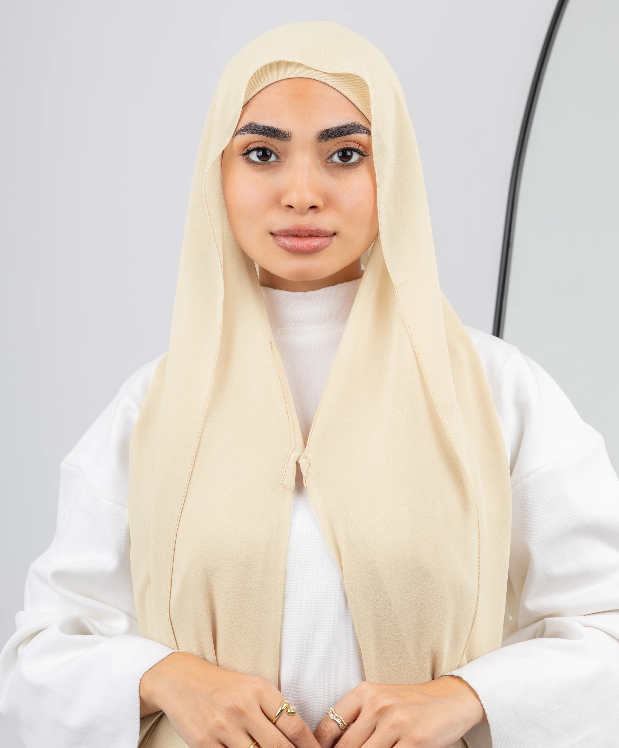 Ready Wrap Chiffon Magnetic Scarf - Image 11