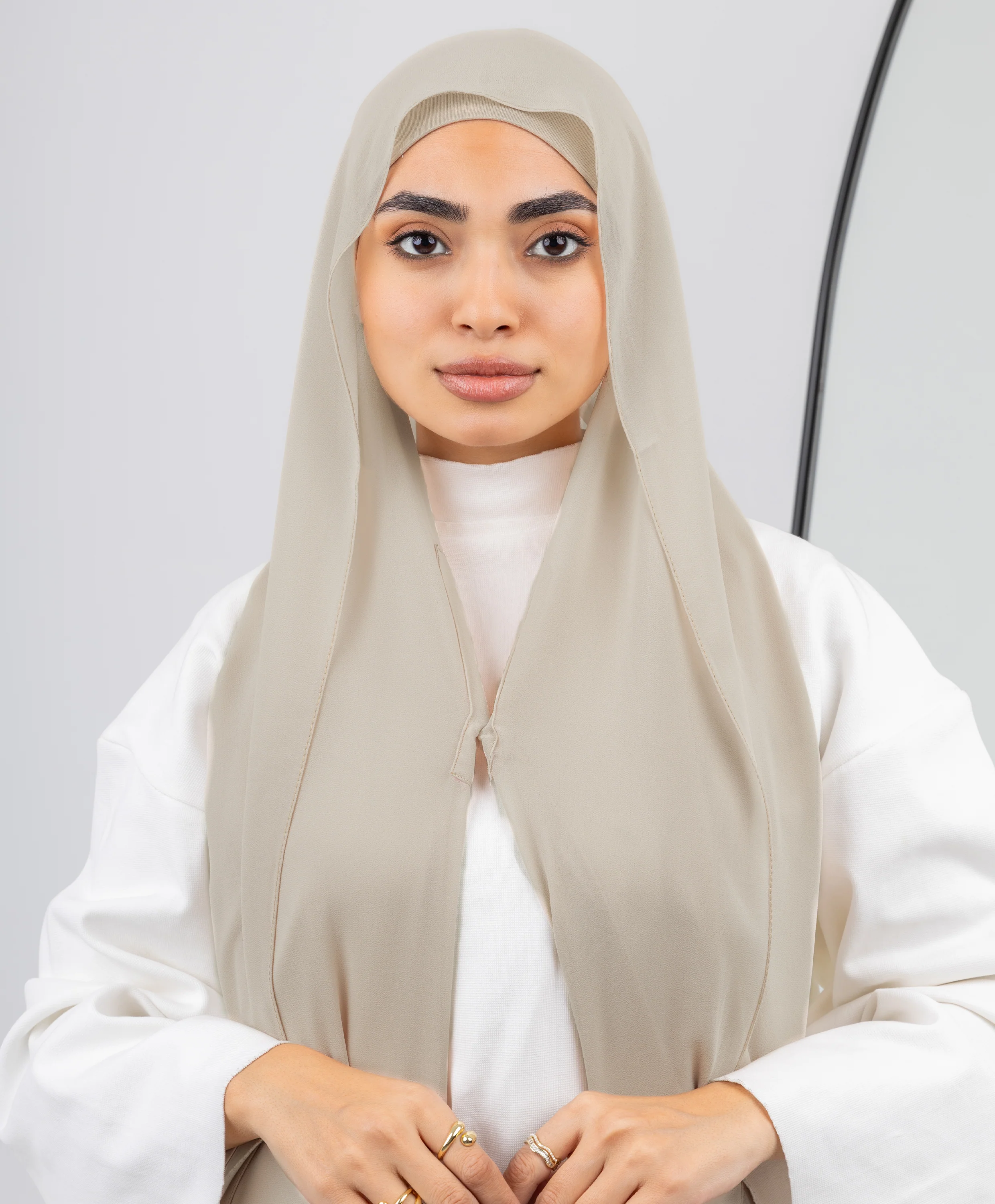 Ready Wrap Chiffon Magnetic Scarf - Image 12