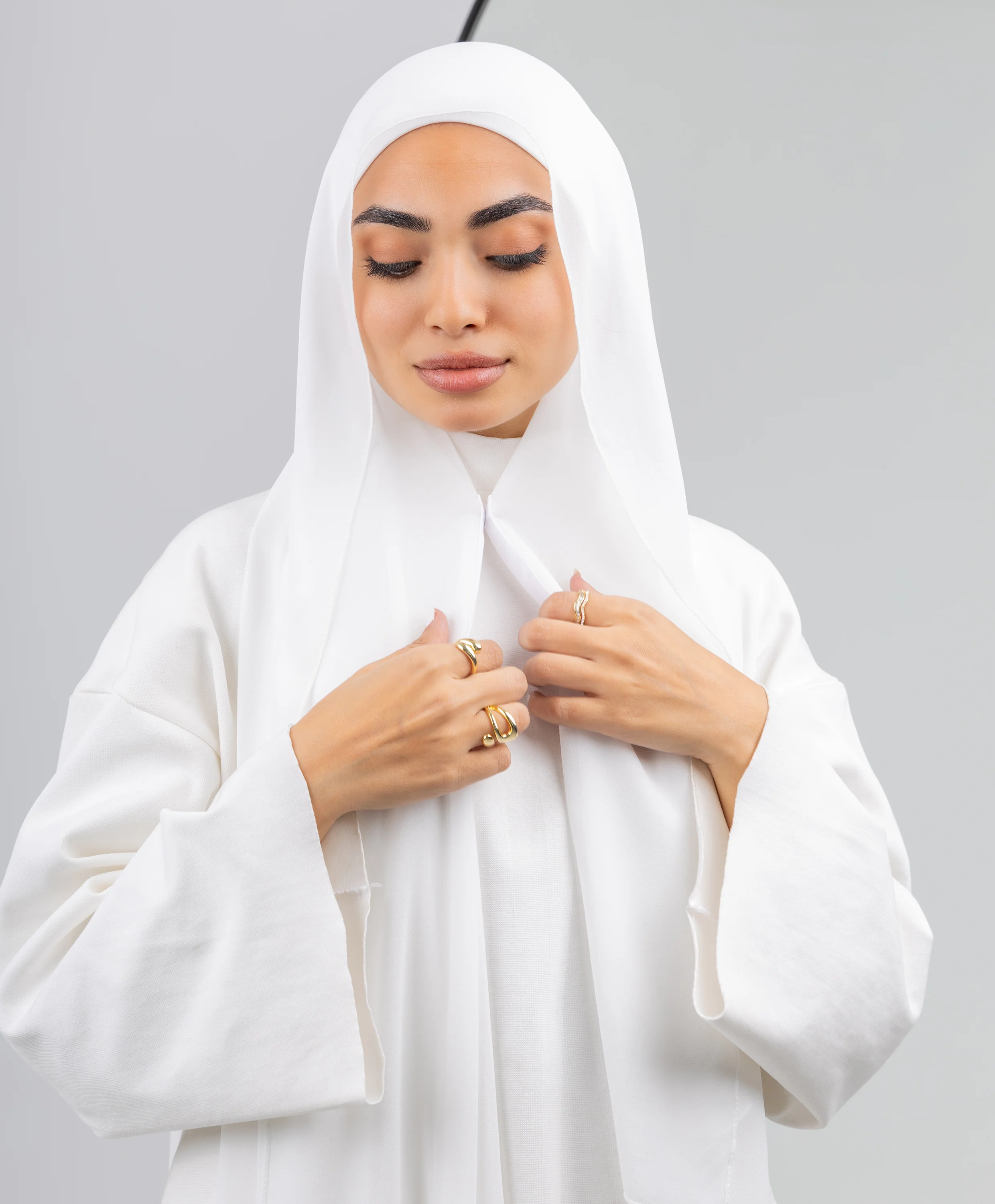 Ready Wrap Chiffon Magnetic Scarf - Image 7