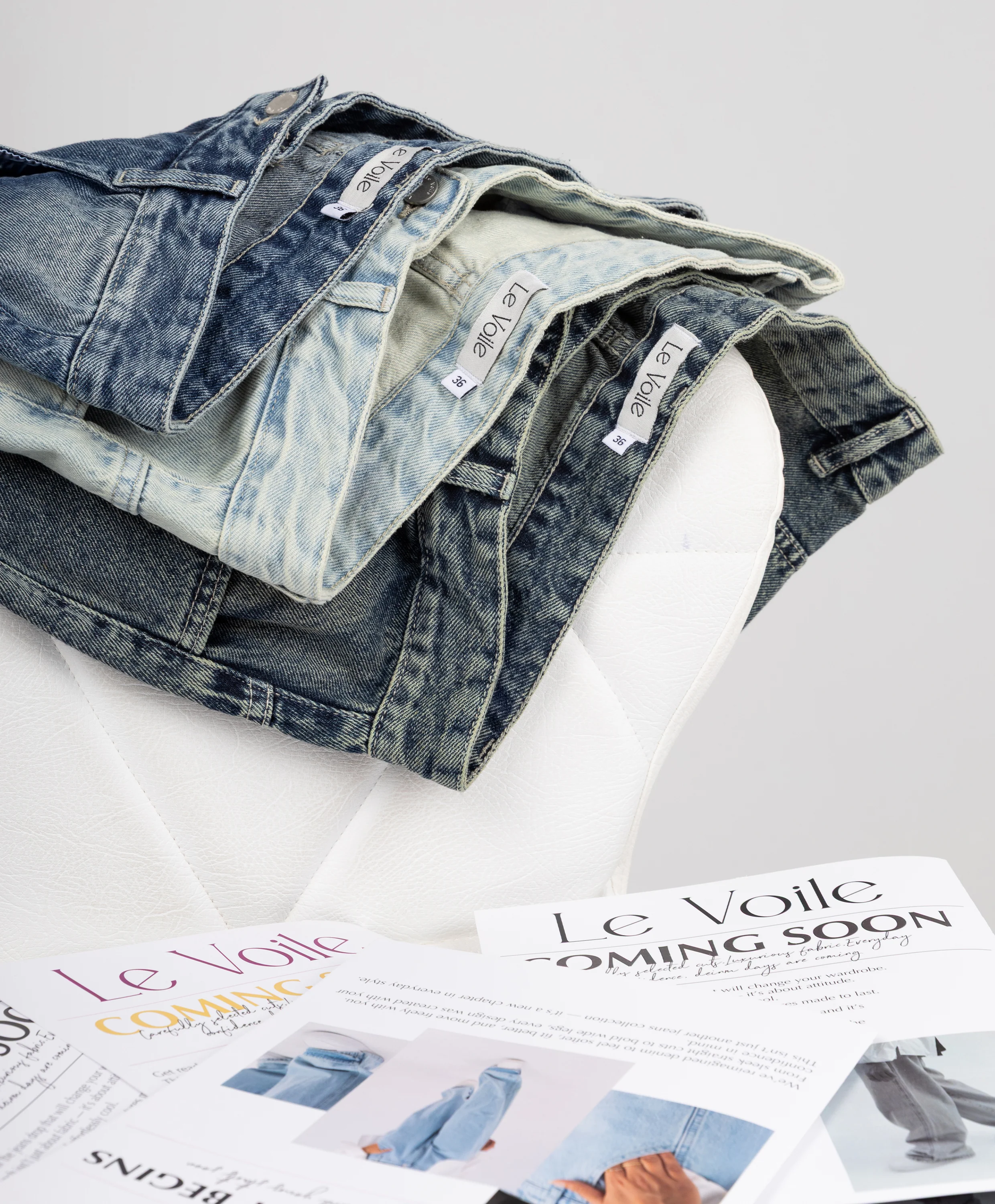 Relaxed Fit Denim Pants - Image 3