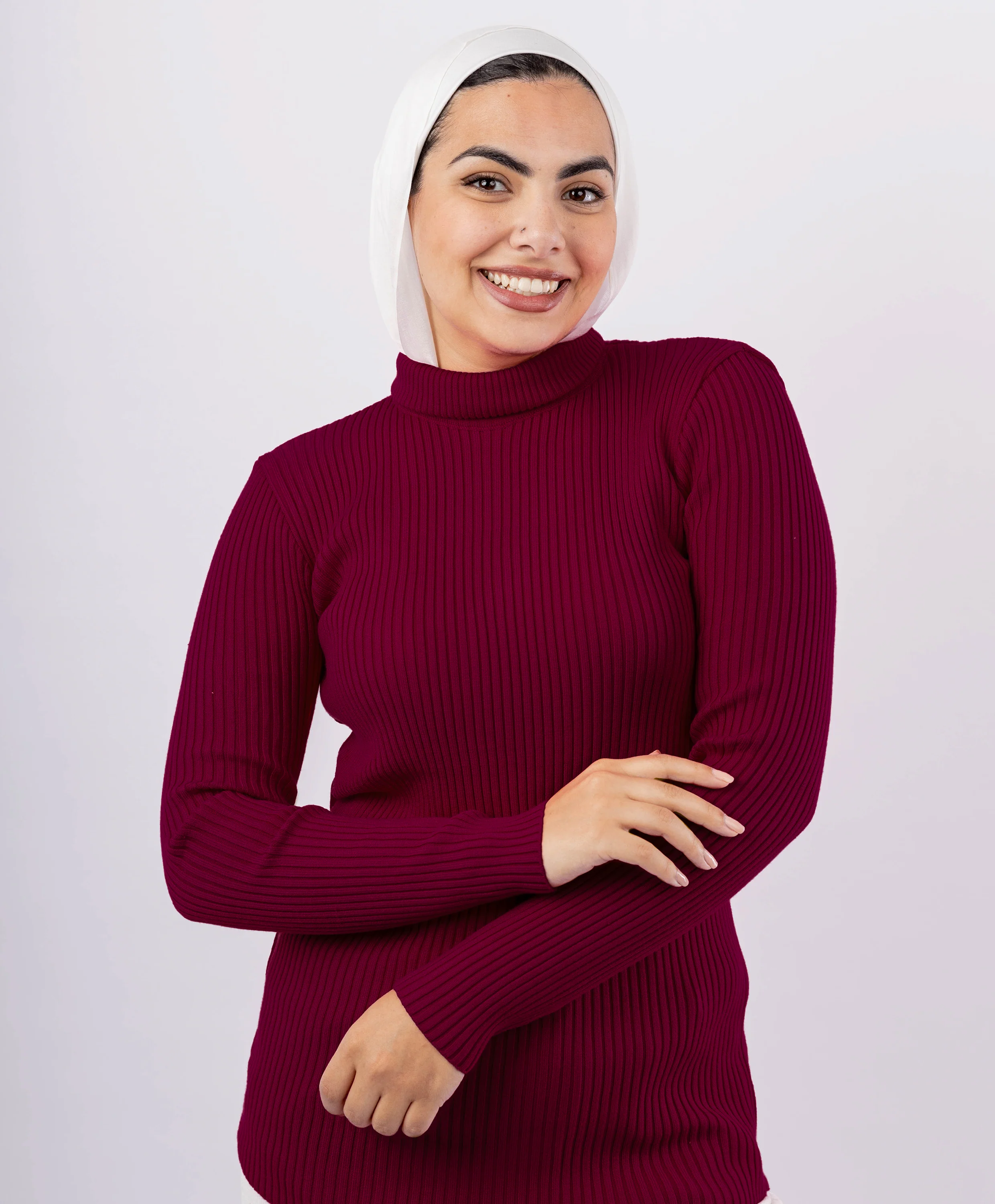 Ribbed Basic Pullover - Image 11