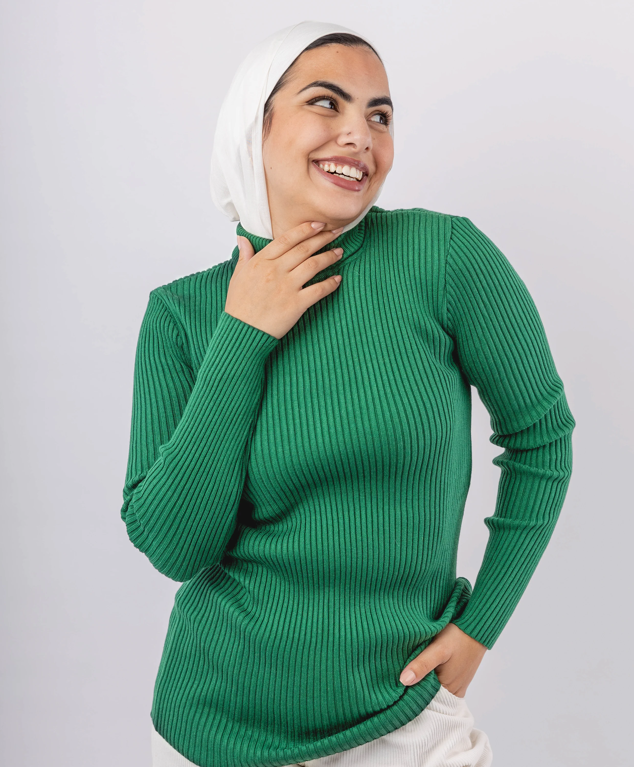 Ribbed Basic Pullover - Image 12