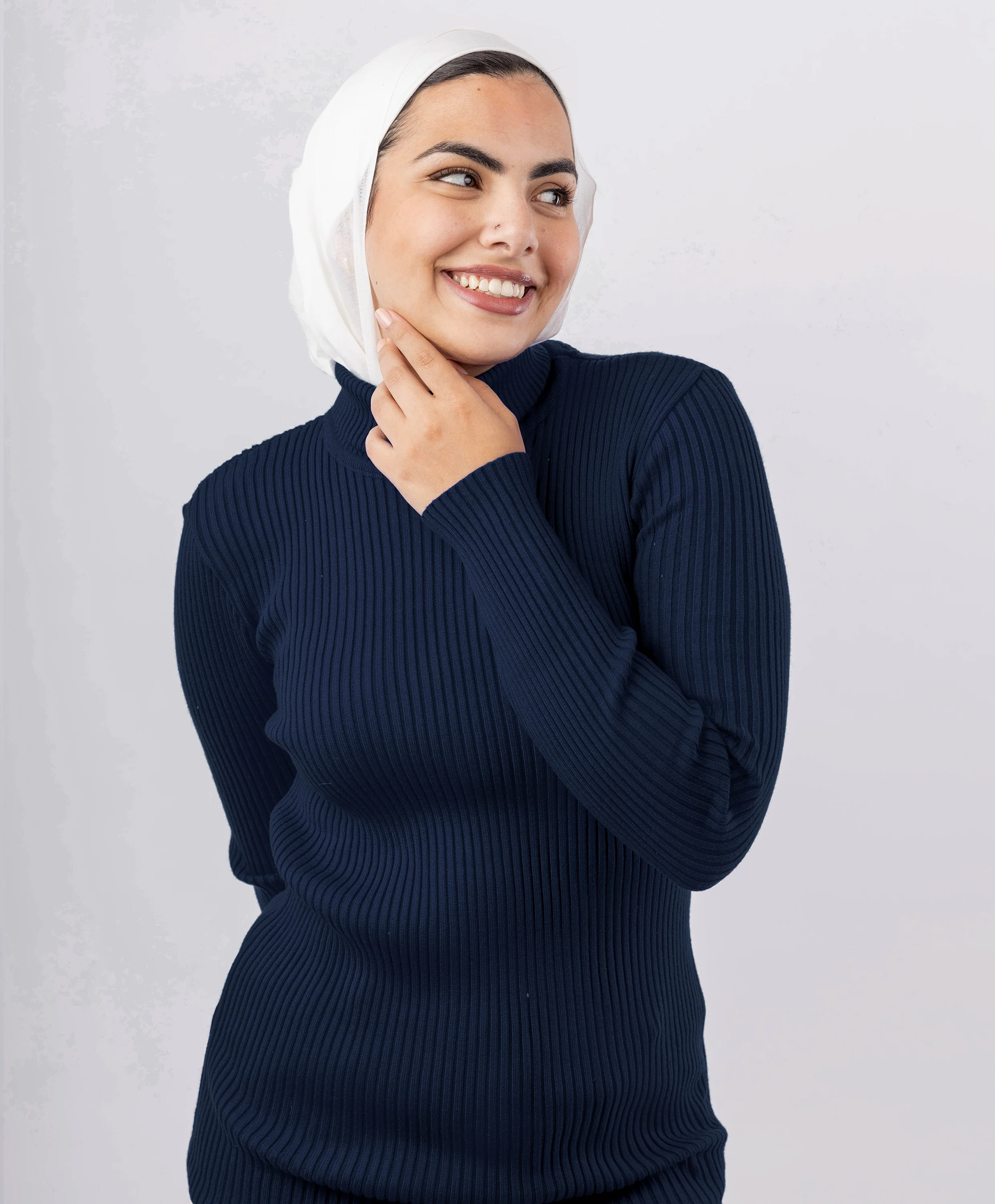 Ribbed Basic Pullover - Image 26