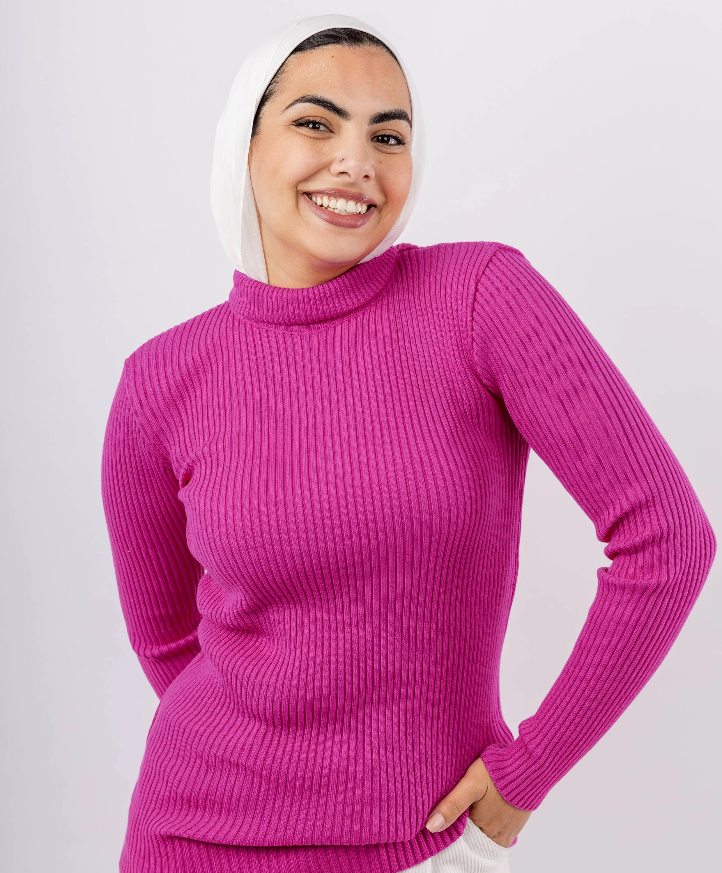 Ribbed Basic Pullover - Image 7