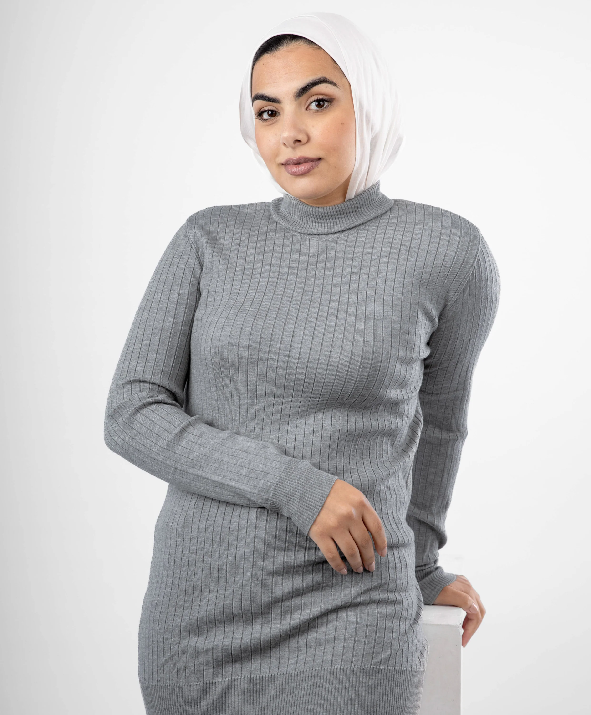 Ribbed Long Pullover - Image 23
