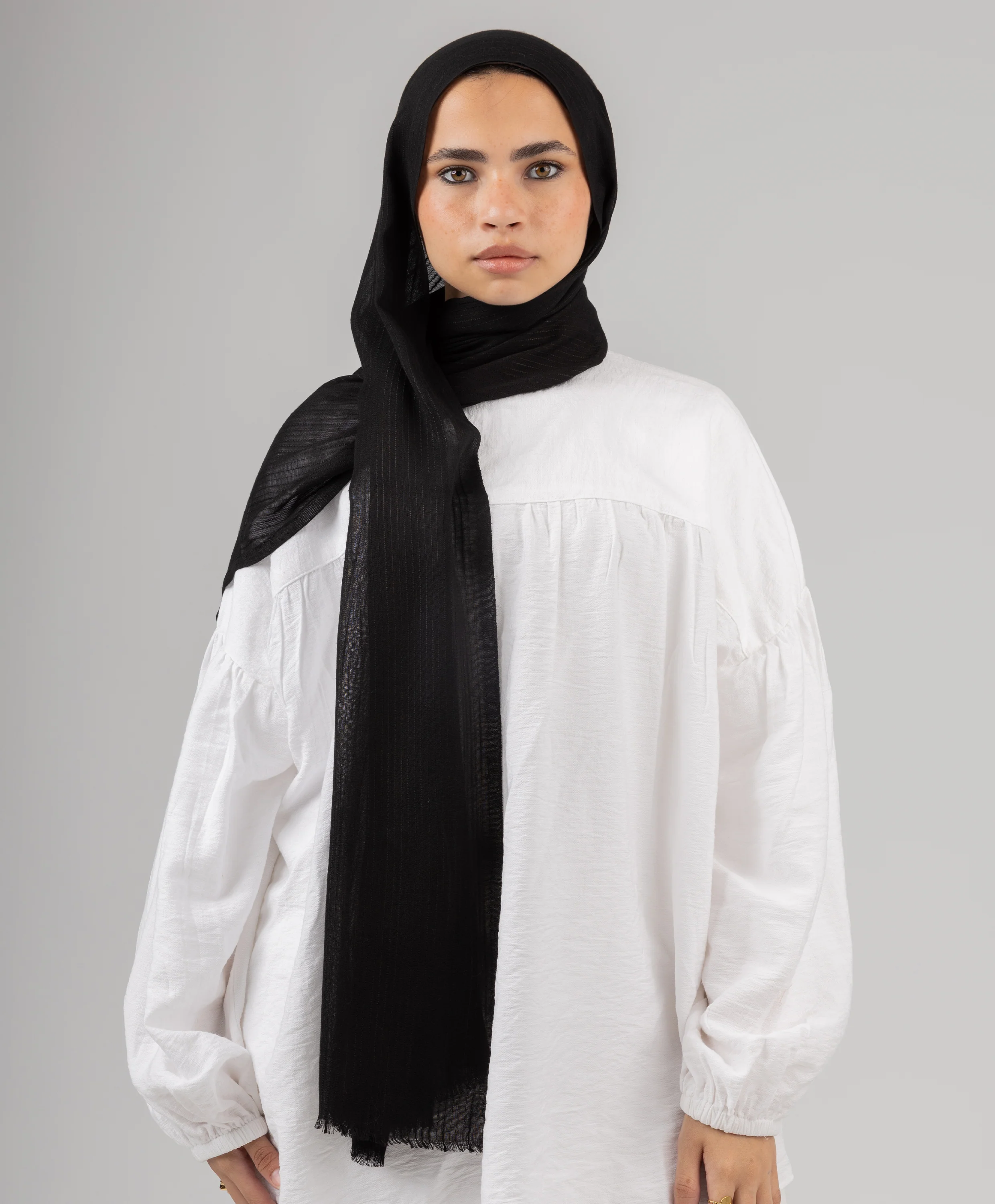 Ripple Linen Scarf - Image 14