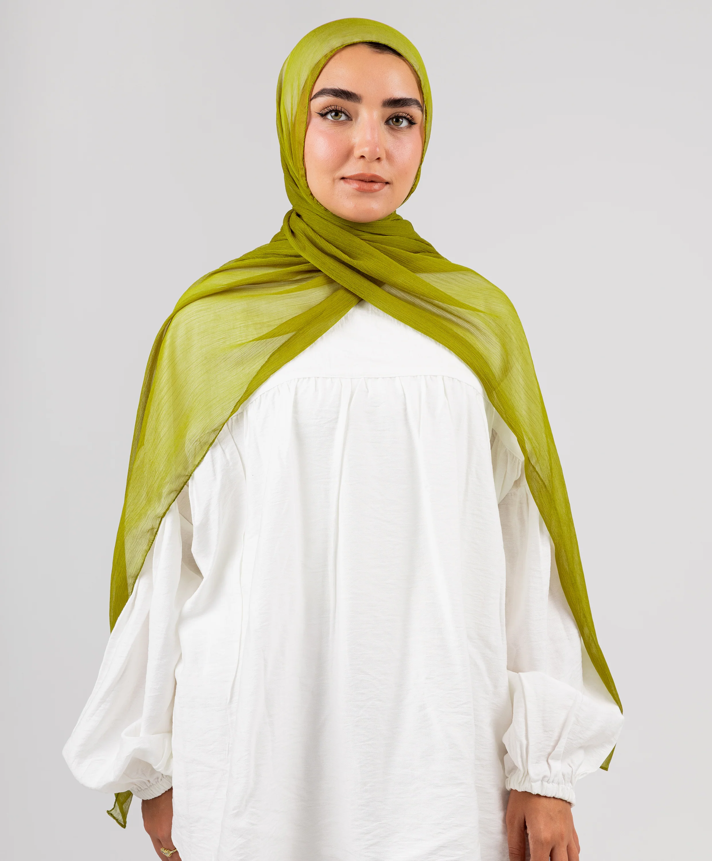 Soft Silk Crinkle Scarf - Image 15