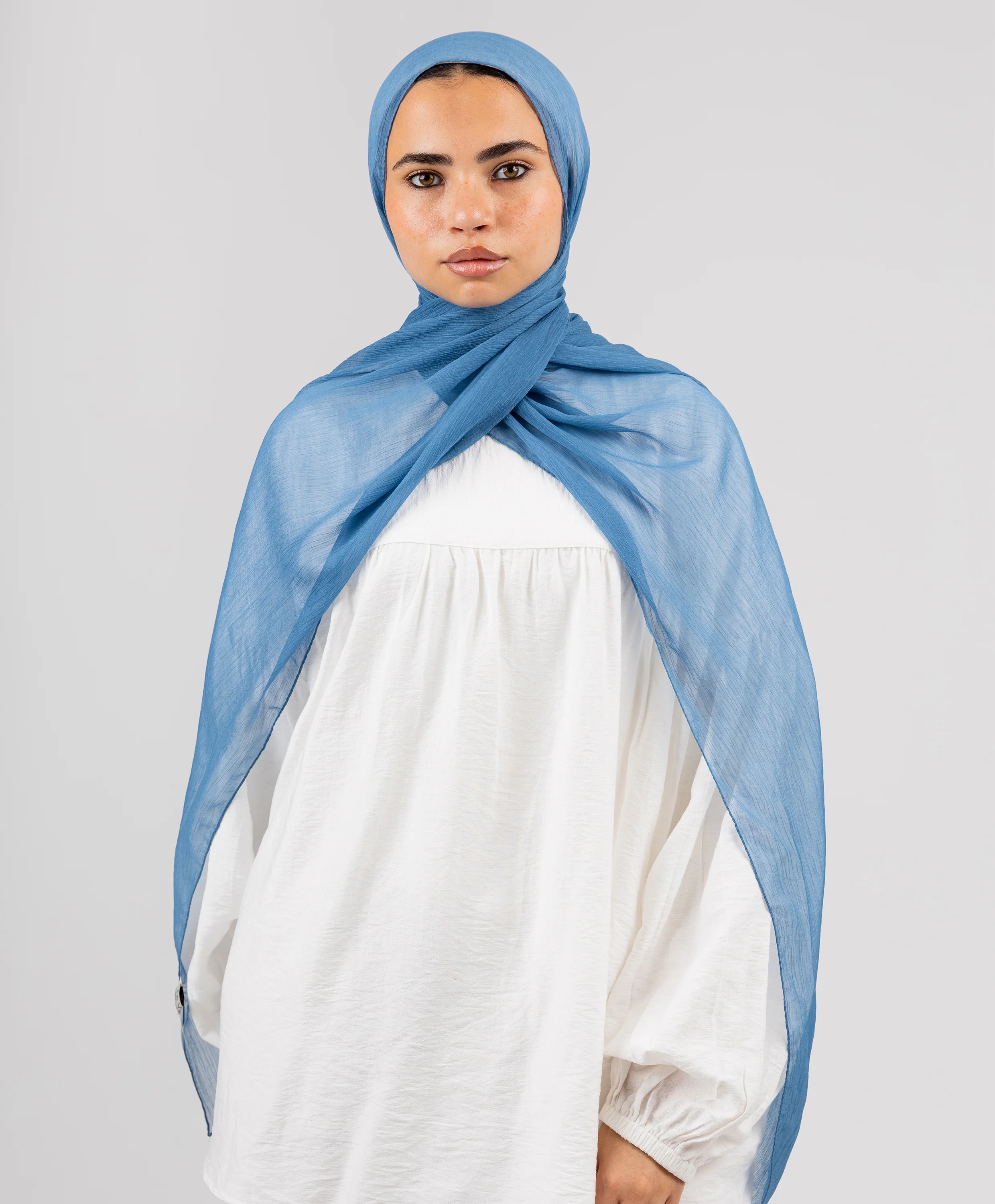 Soft Silk Crinkle Scarf - Image 17