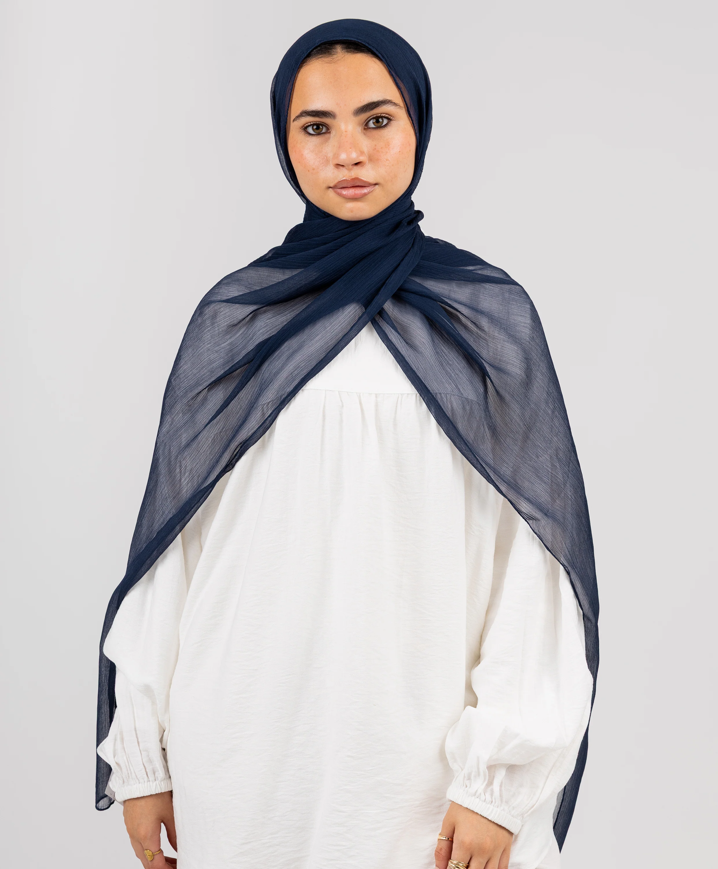 Soft Silk Crinkle Scarf - Image 18
