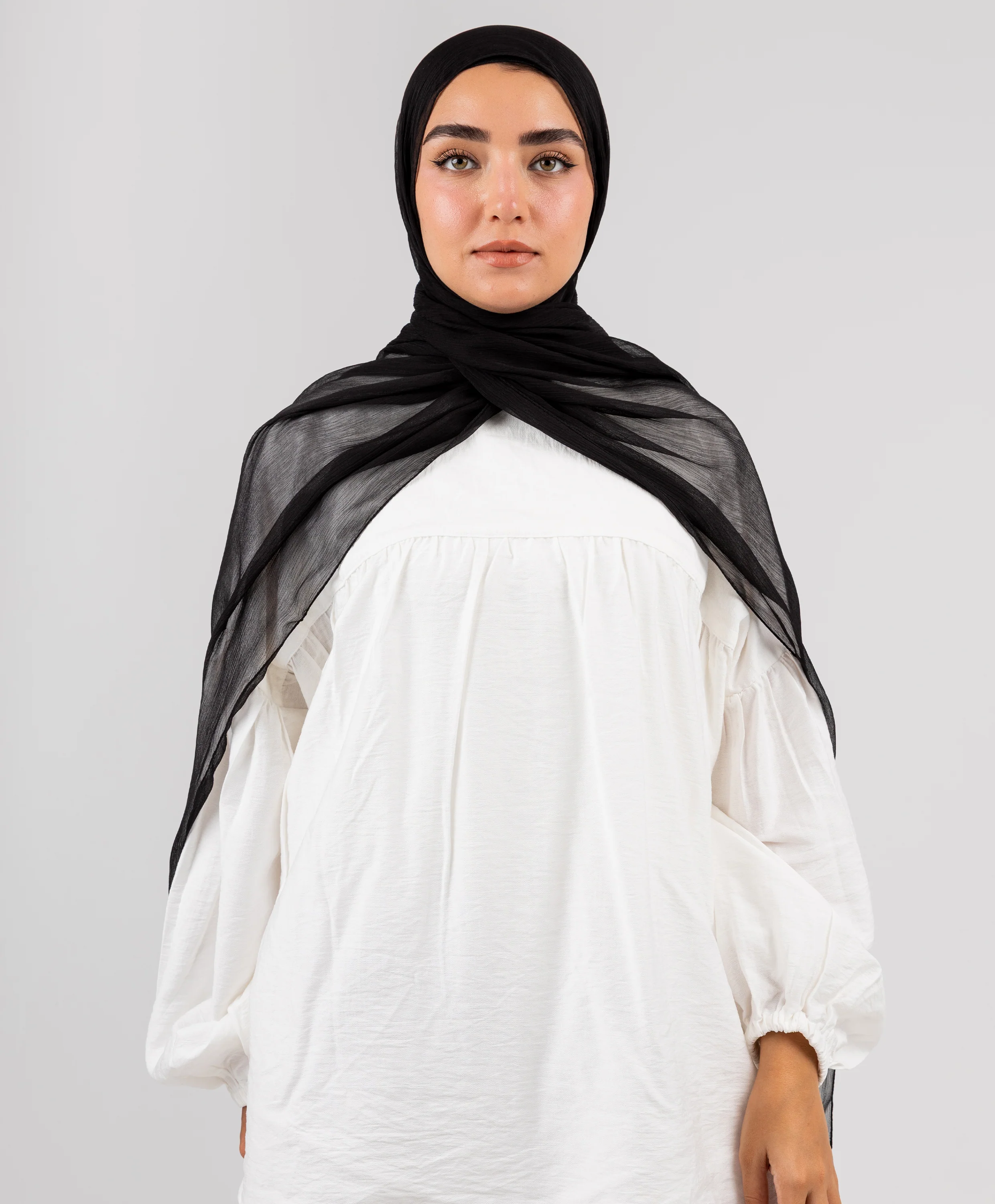 Soft Silk Crinkle Scarf - Image 19