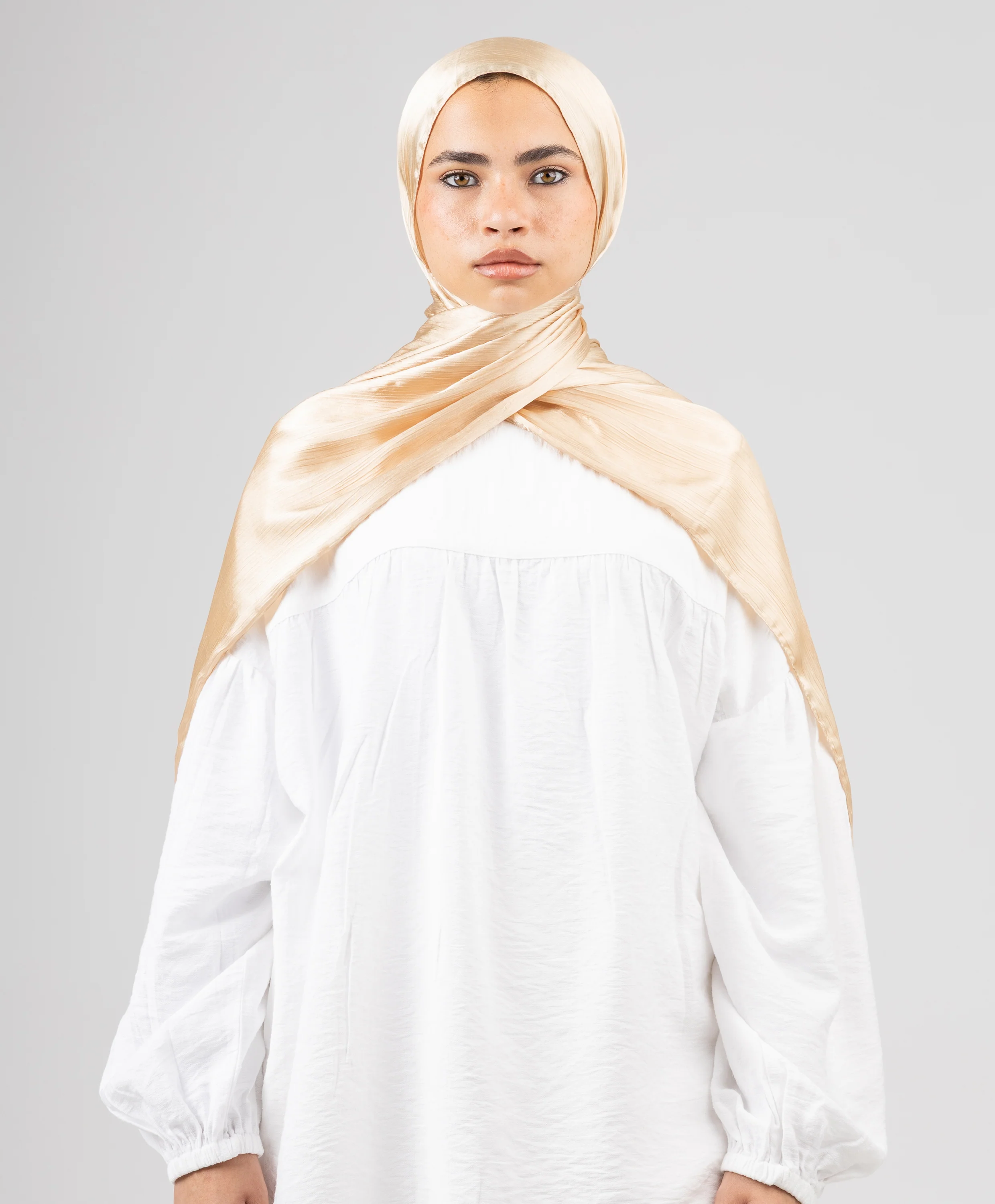 Silk Crinkle Scarf - Image 34