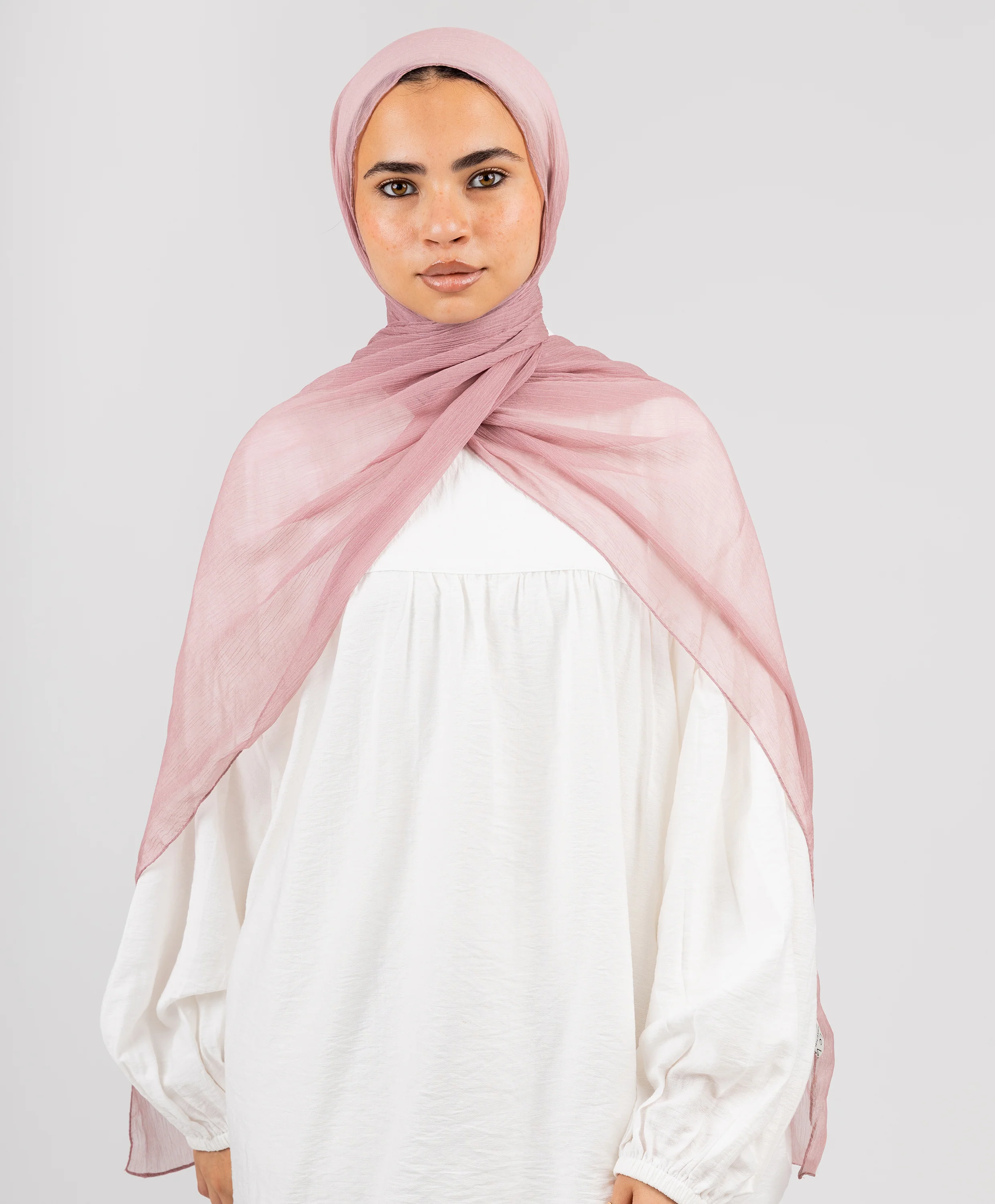 Soft Silk Crinkle Scarf - Image 9