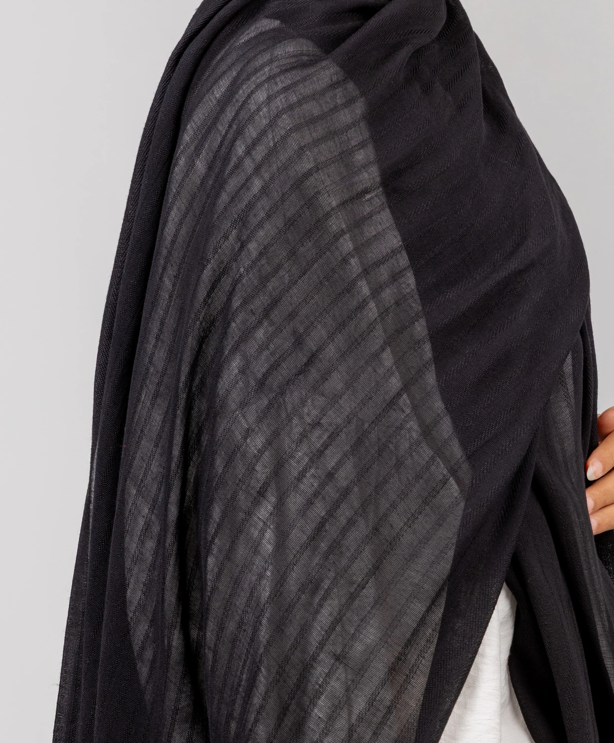 Stripe Linen Scarf