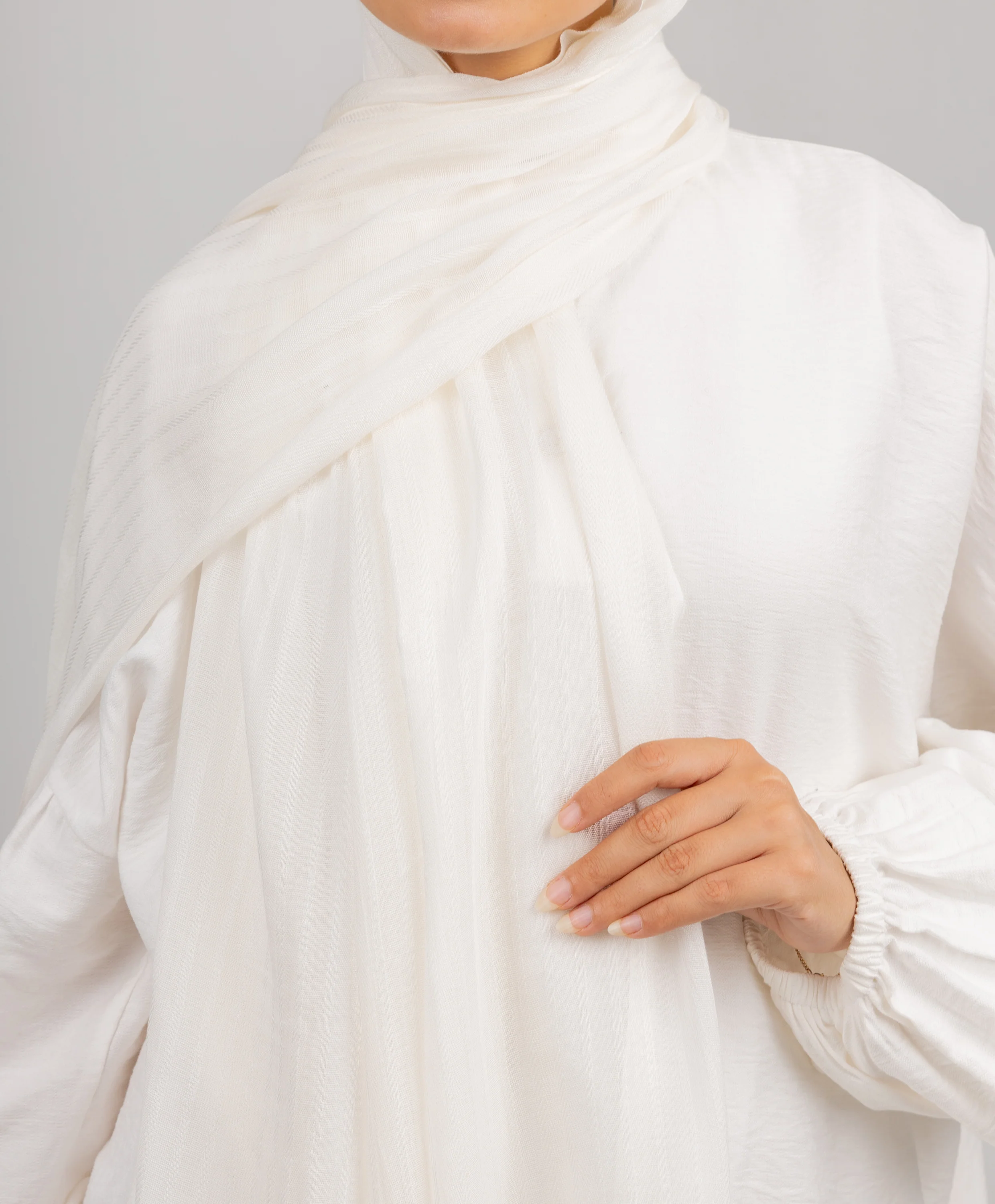 Stripe Linen Scarf - Image 2