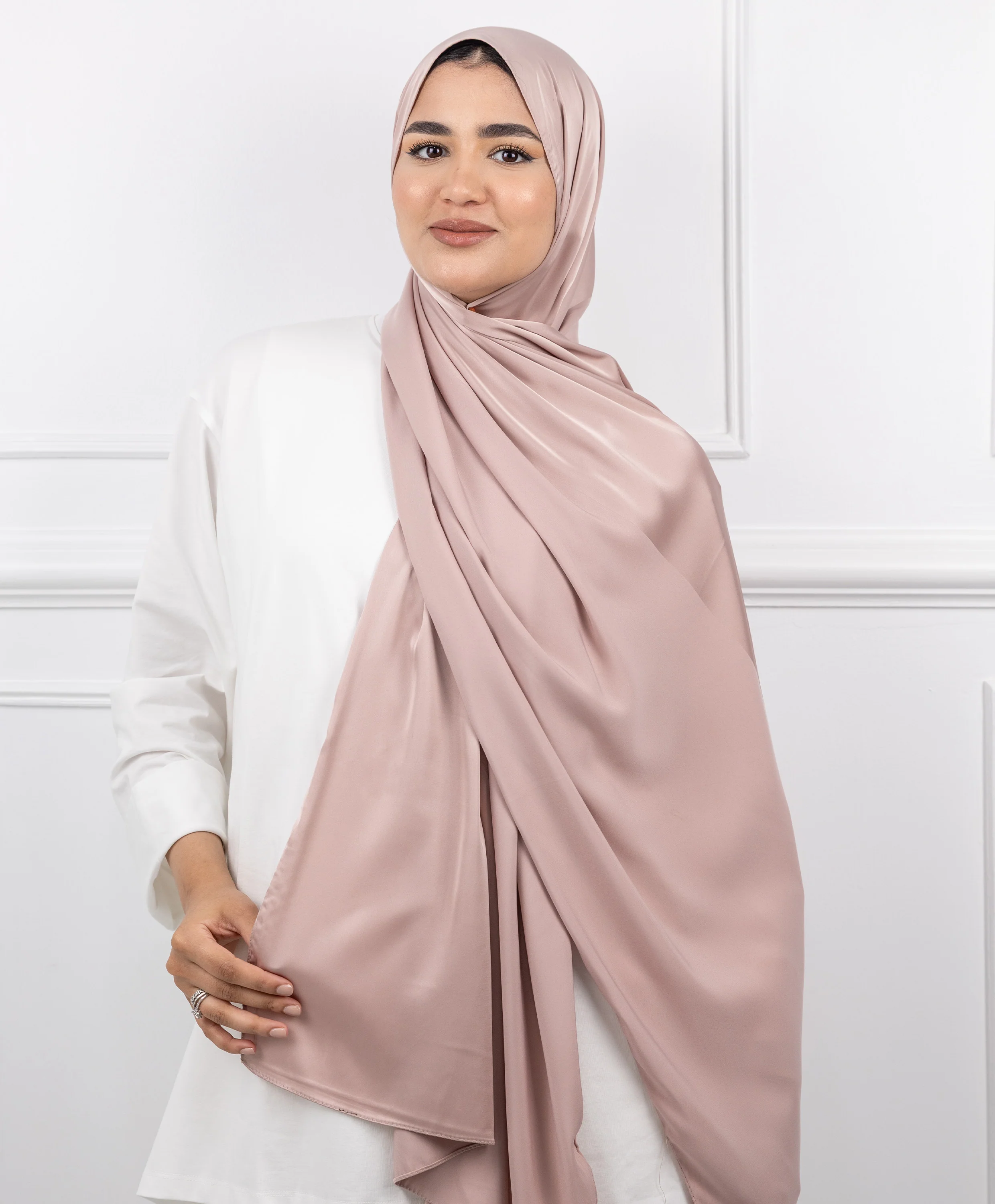 Striped Satin Scarf - Image 8