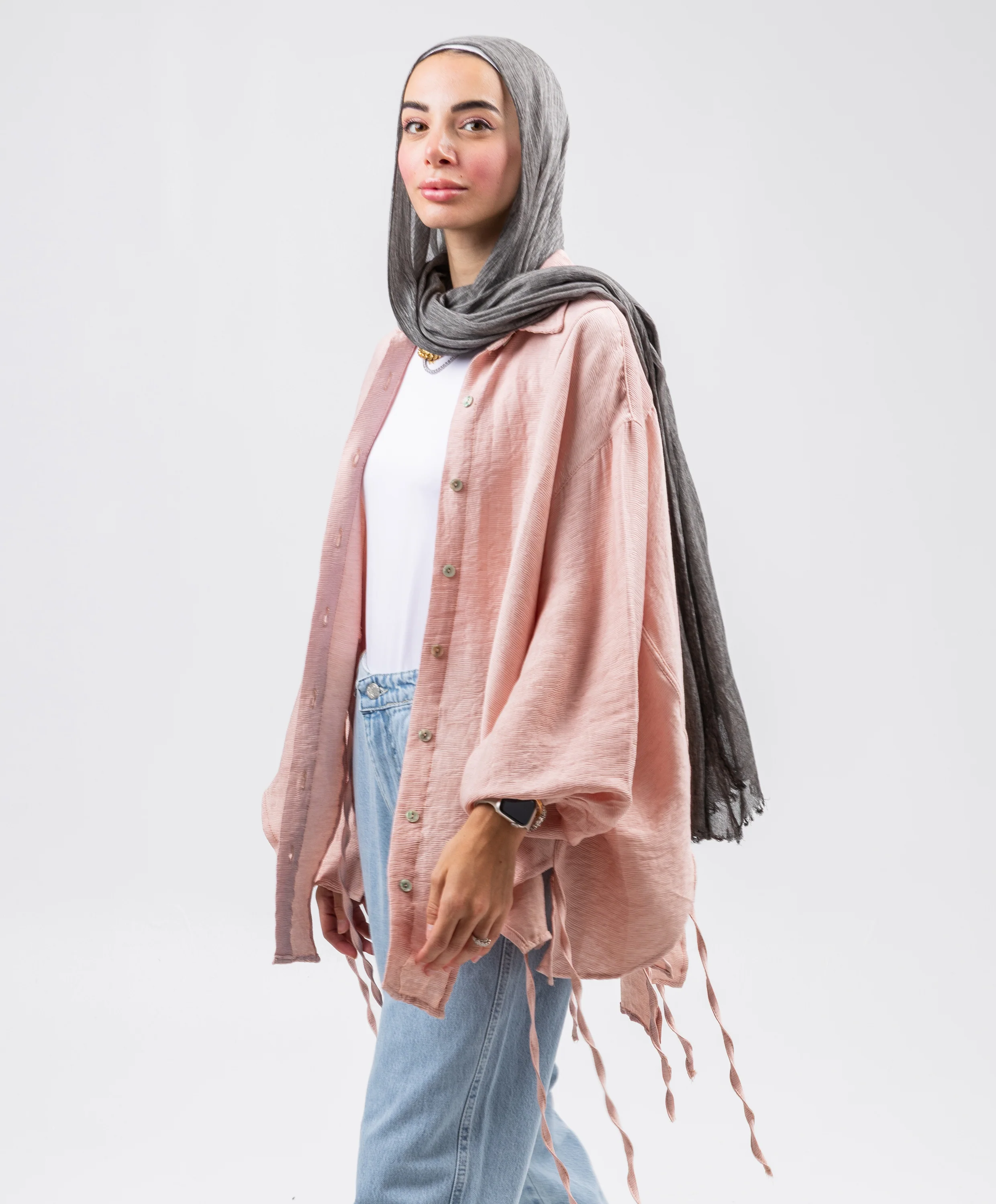 Tassel Linen Shirt - Image 10