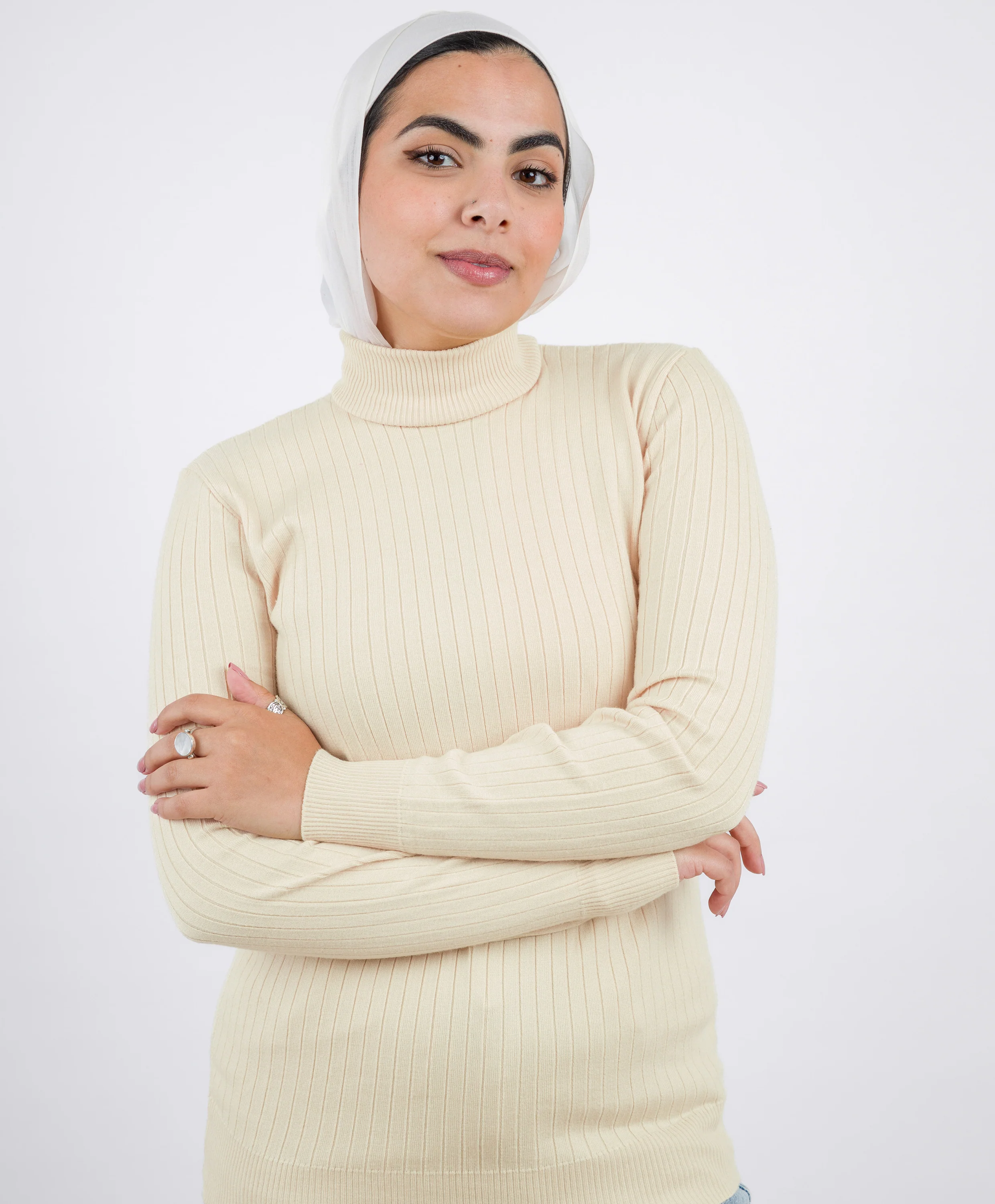 Wide Ribbed Basic Pullover - Image 14