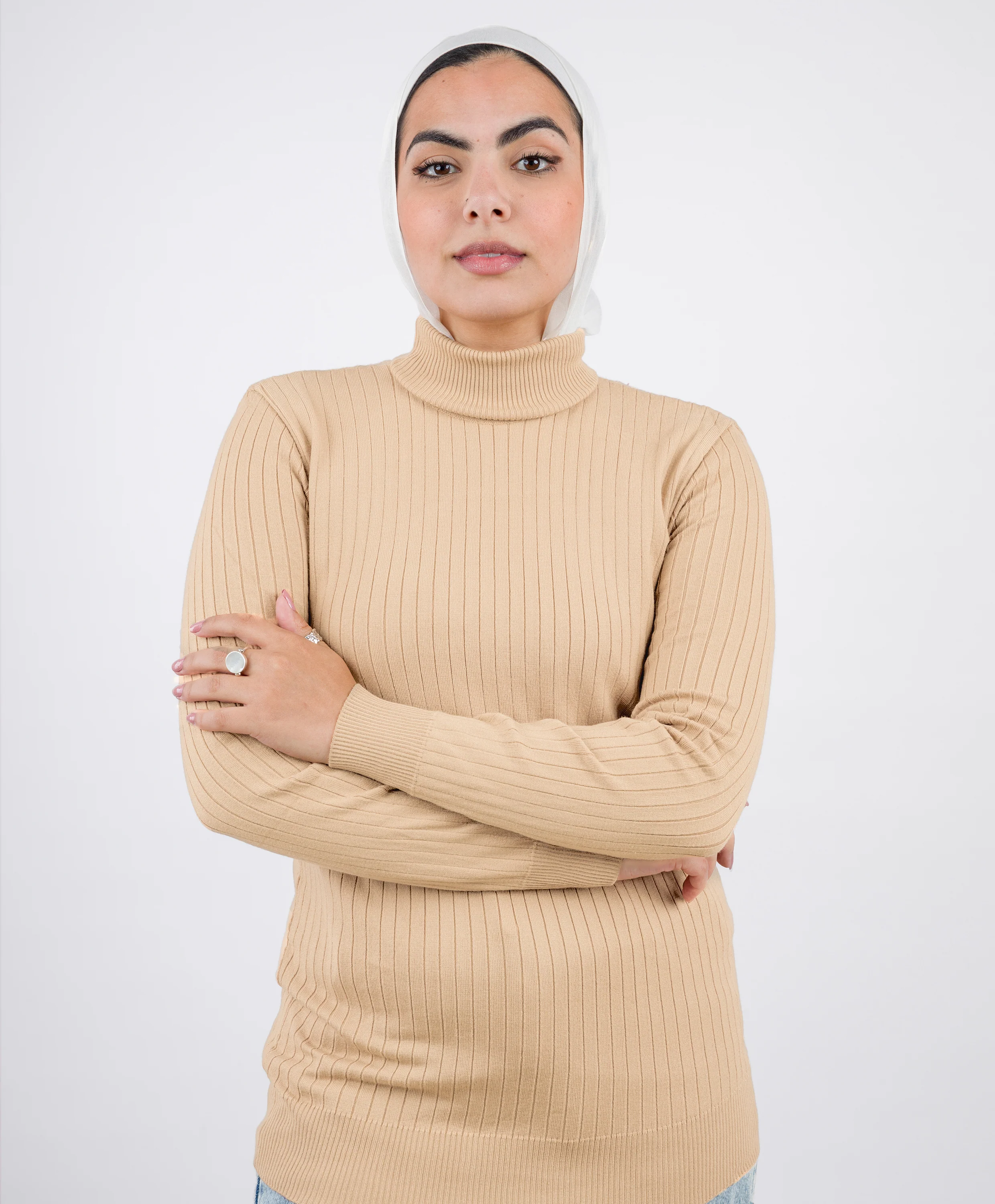 Wide Ribbed Basic Pullover - Image 16
