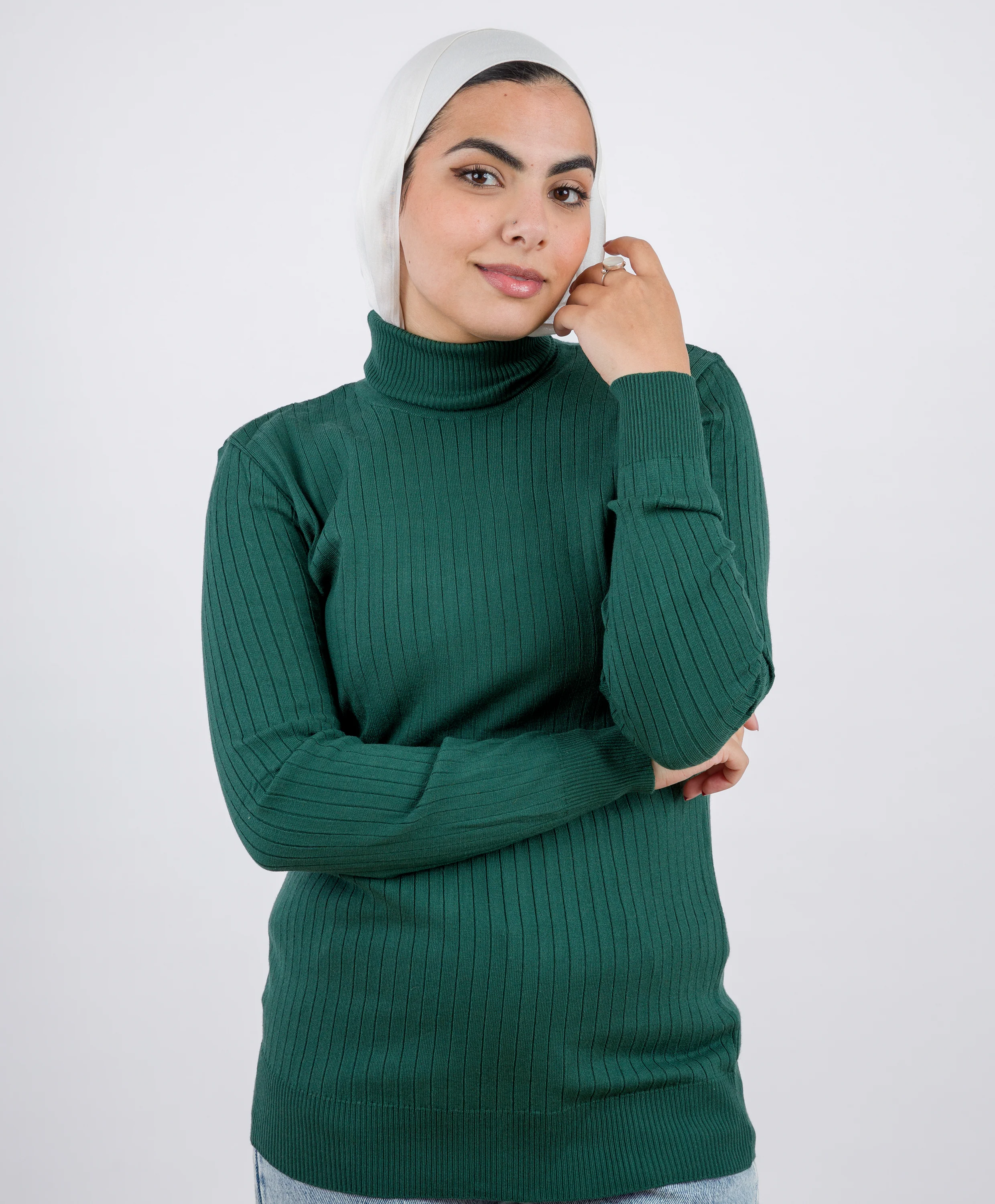 Wide Ribbed Basic Pullover - Image 8