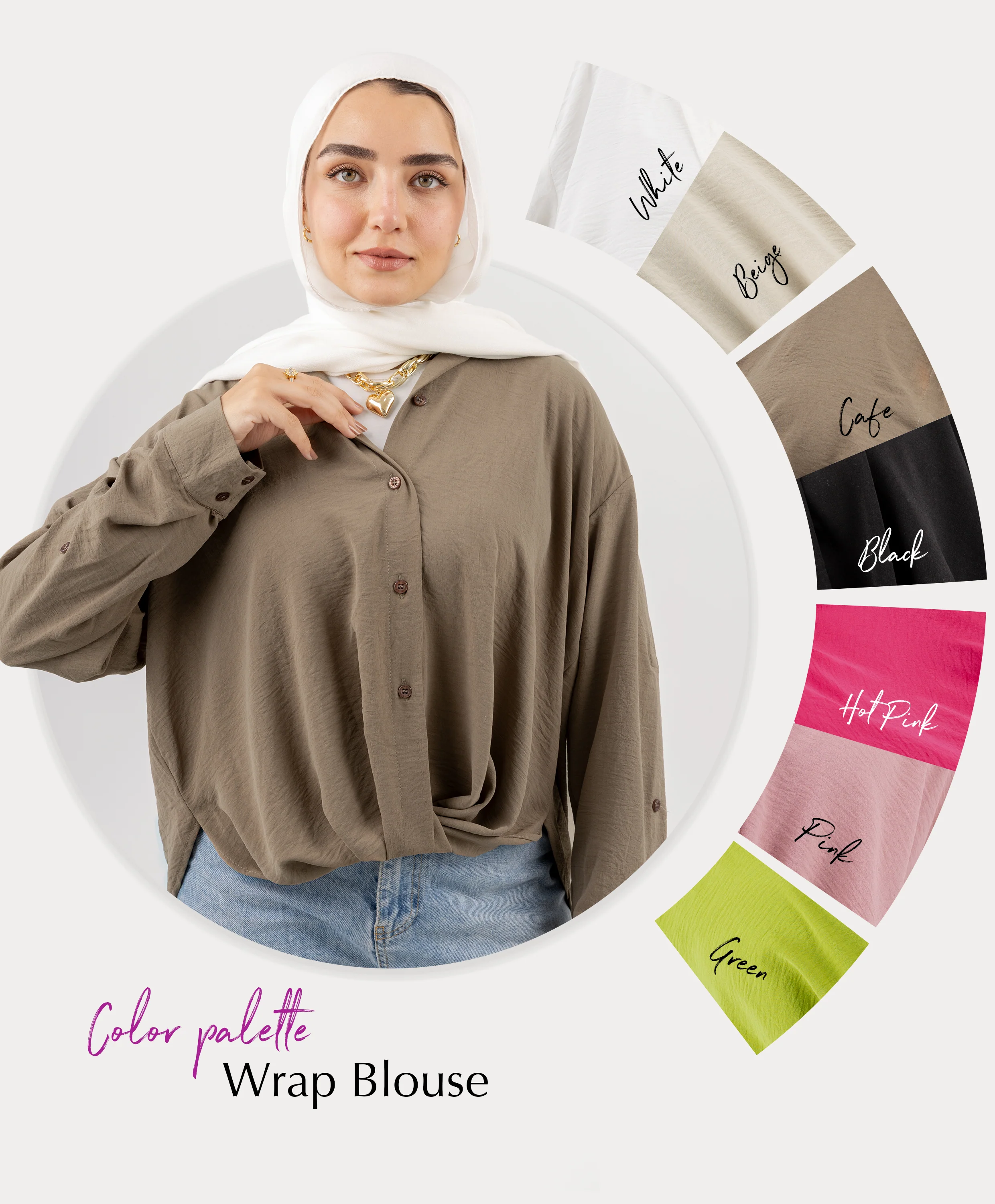 Wrap Blouse - Image 2